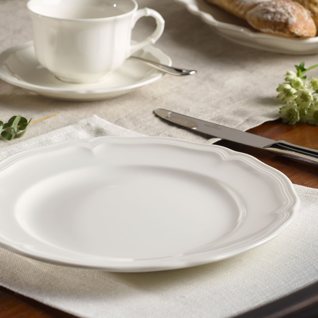 Villeroy & Boch Frühstücksteller »Frühstücksteller Manoir ø 20,7 cm weiß«