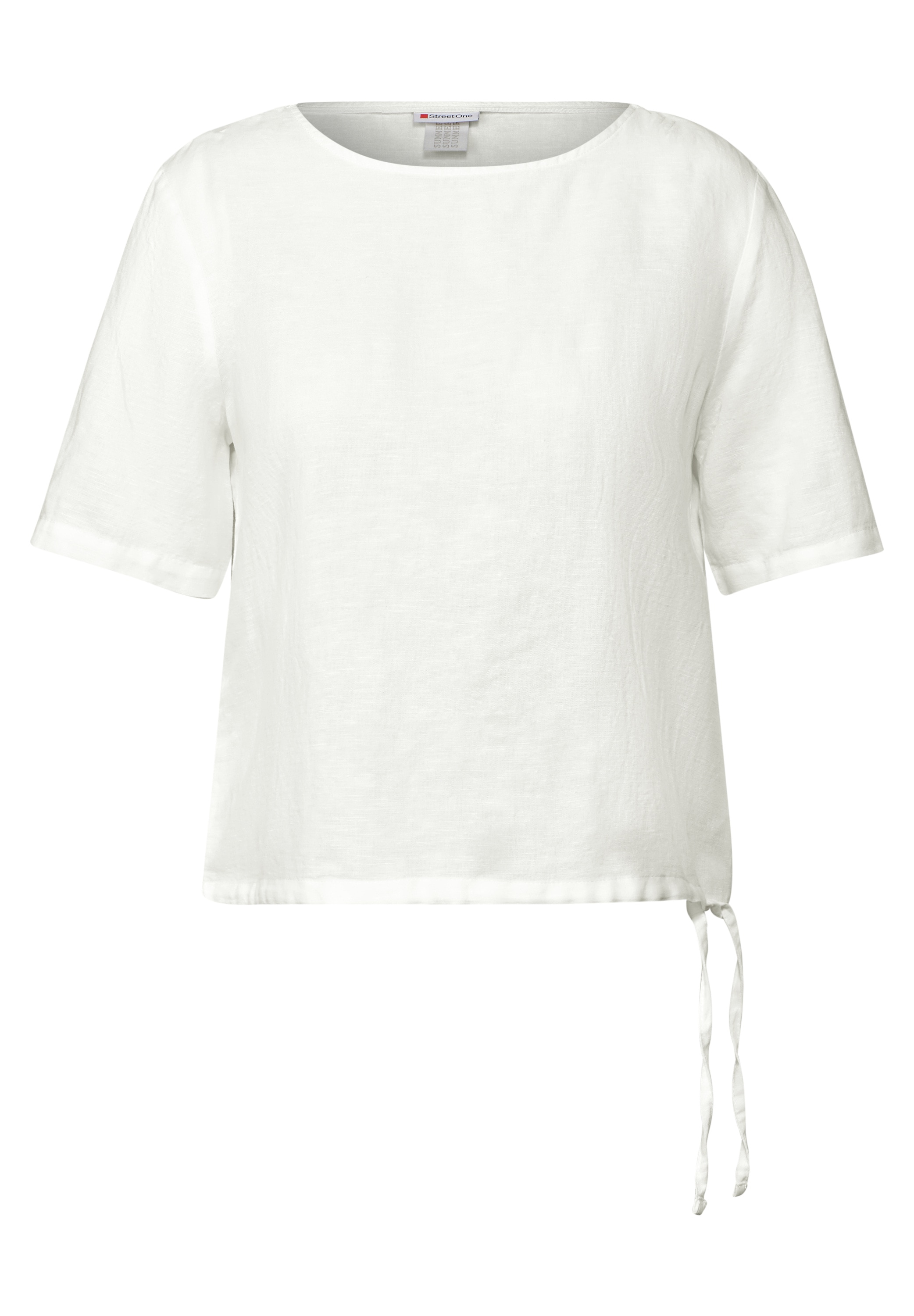 STREET ONE Shirtbluse, mit Leinenanteil