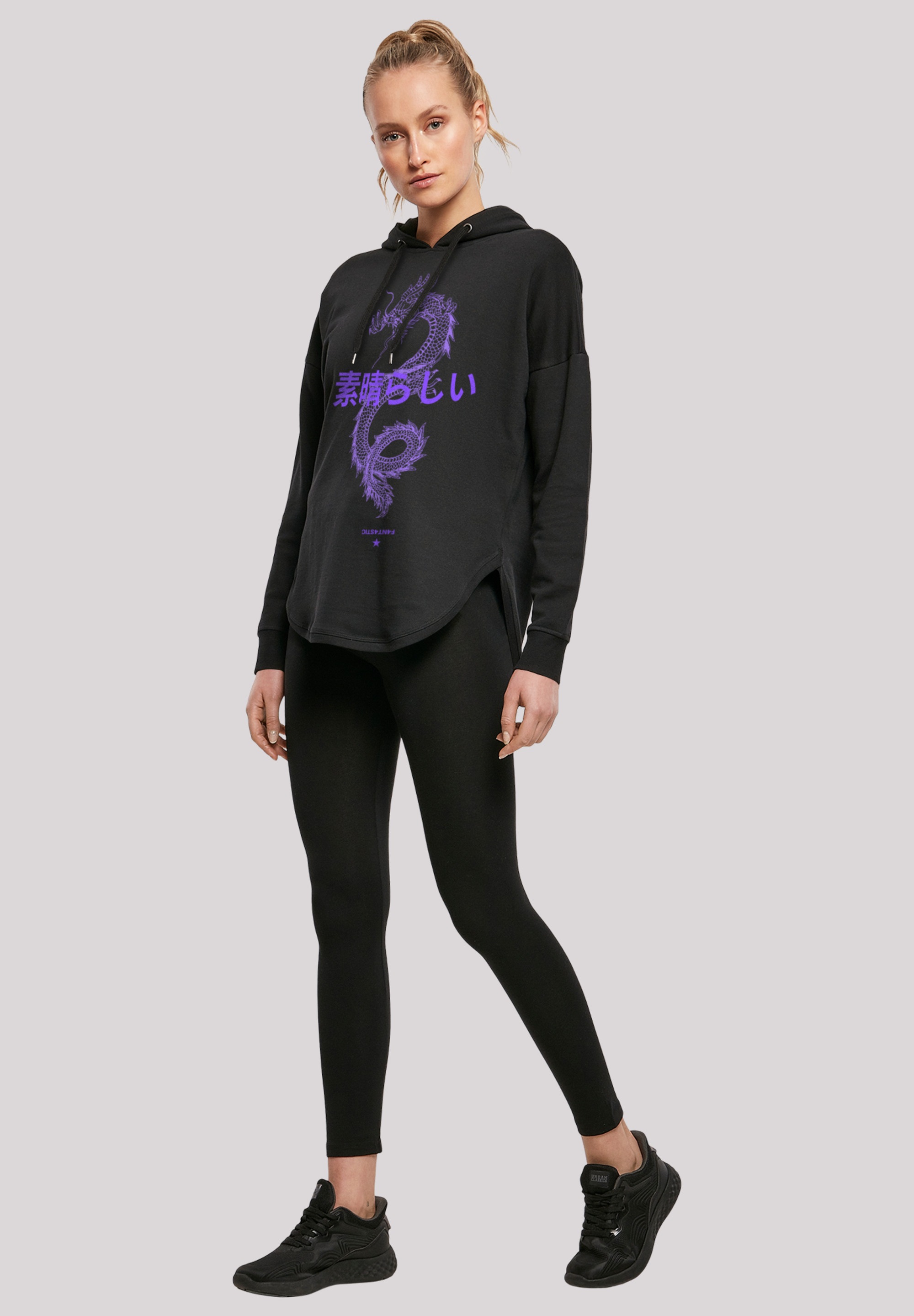 F4NT4STIC Kapuzenpullover »Drache Japan«, Print