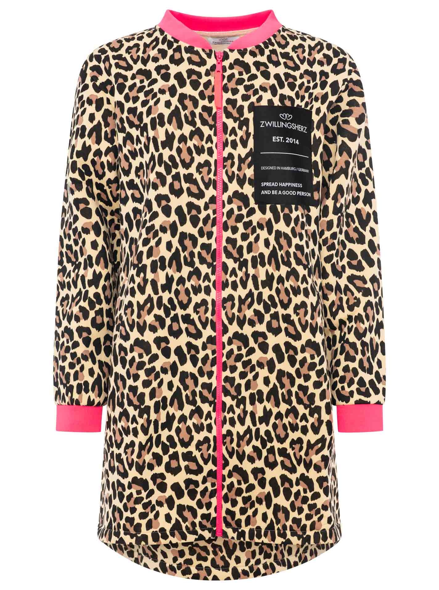 Zwillingsherz Kurzmantel ""Leo Love"" mit Patch, Reißverschluß, elastische günstig online kaufen
