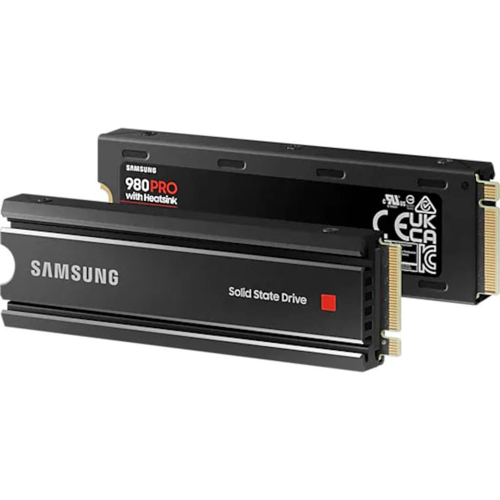 Samsung interne SSD »980 PRO Heatsink«, Anschluss M.2 PCIe 4.0