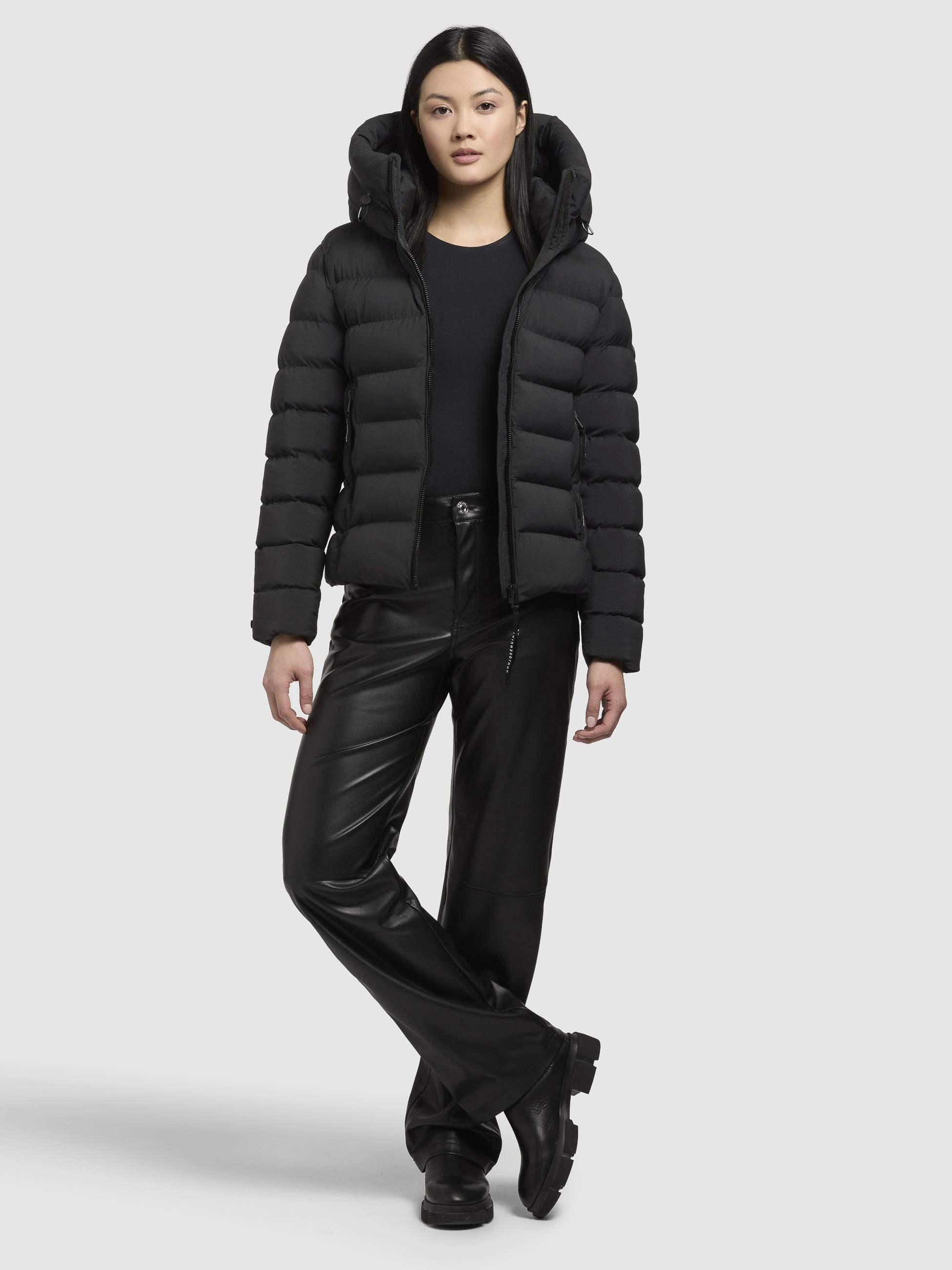 khujo Steppjacke »VADEA«, mit Kapuze