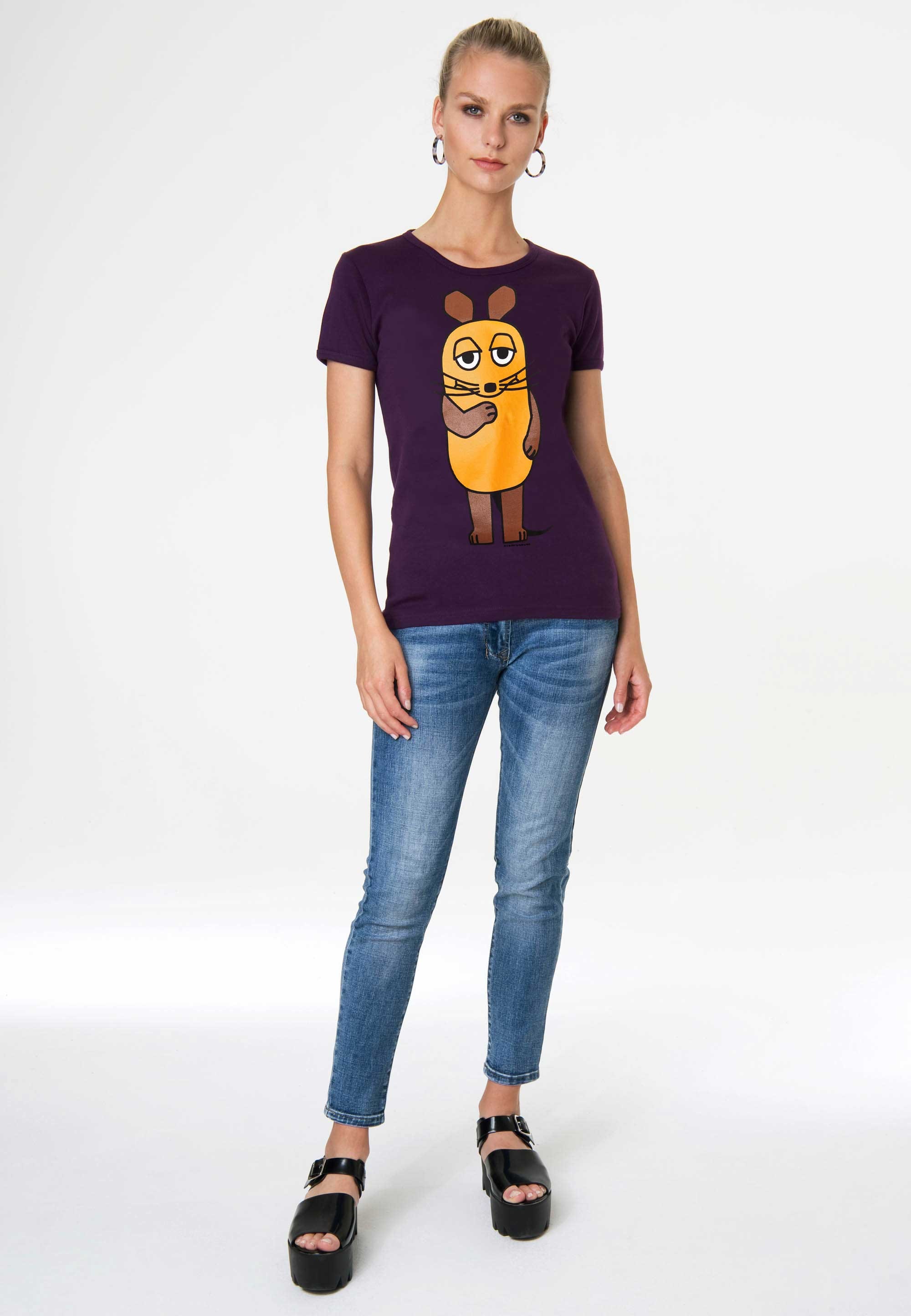 Black Friday LOGOSHIRT T-Shirt »Die Sendung mit der Maus«, mit lizenziertem  Design | BAUR | T-Shirts