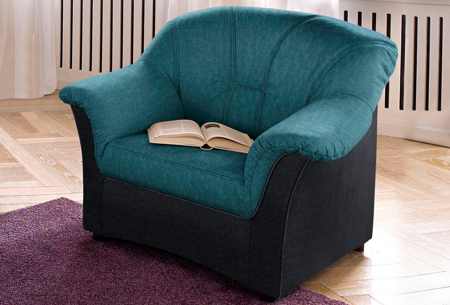 DOMO collection Sessel »Flores«, wahlweise mit Federkern (nicht bei Microfaser PRIMABELLE®-Struktur)
