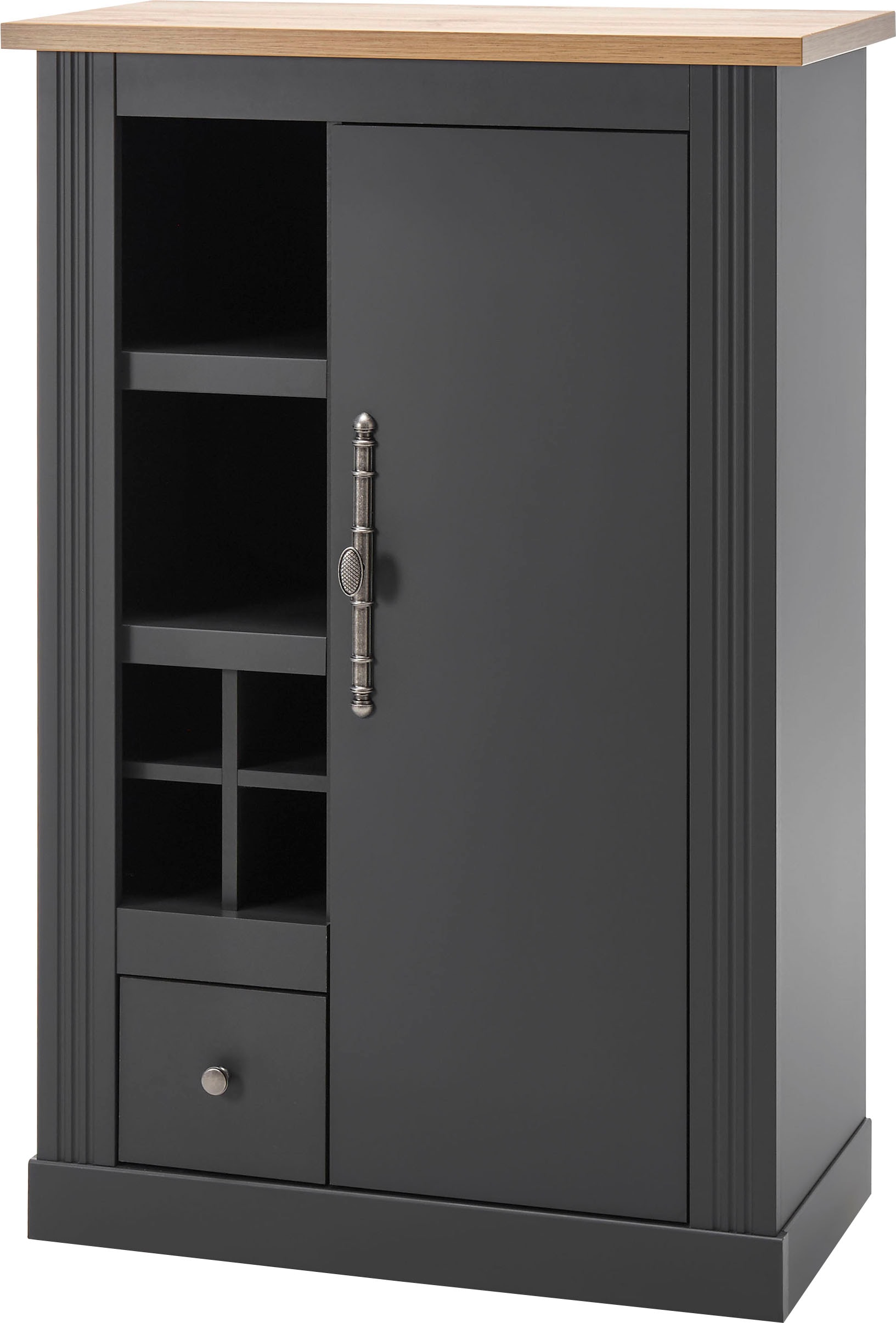 OTTO home Kommode "Westminster, Schrank im Landhausstil, Wohnzimmerschrank" Mehrzweckschrank, viel Stauraum, Metallgriffe, in 2 Farben erhältlich