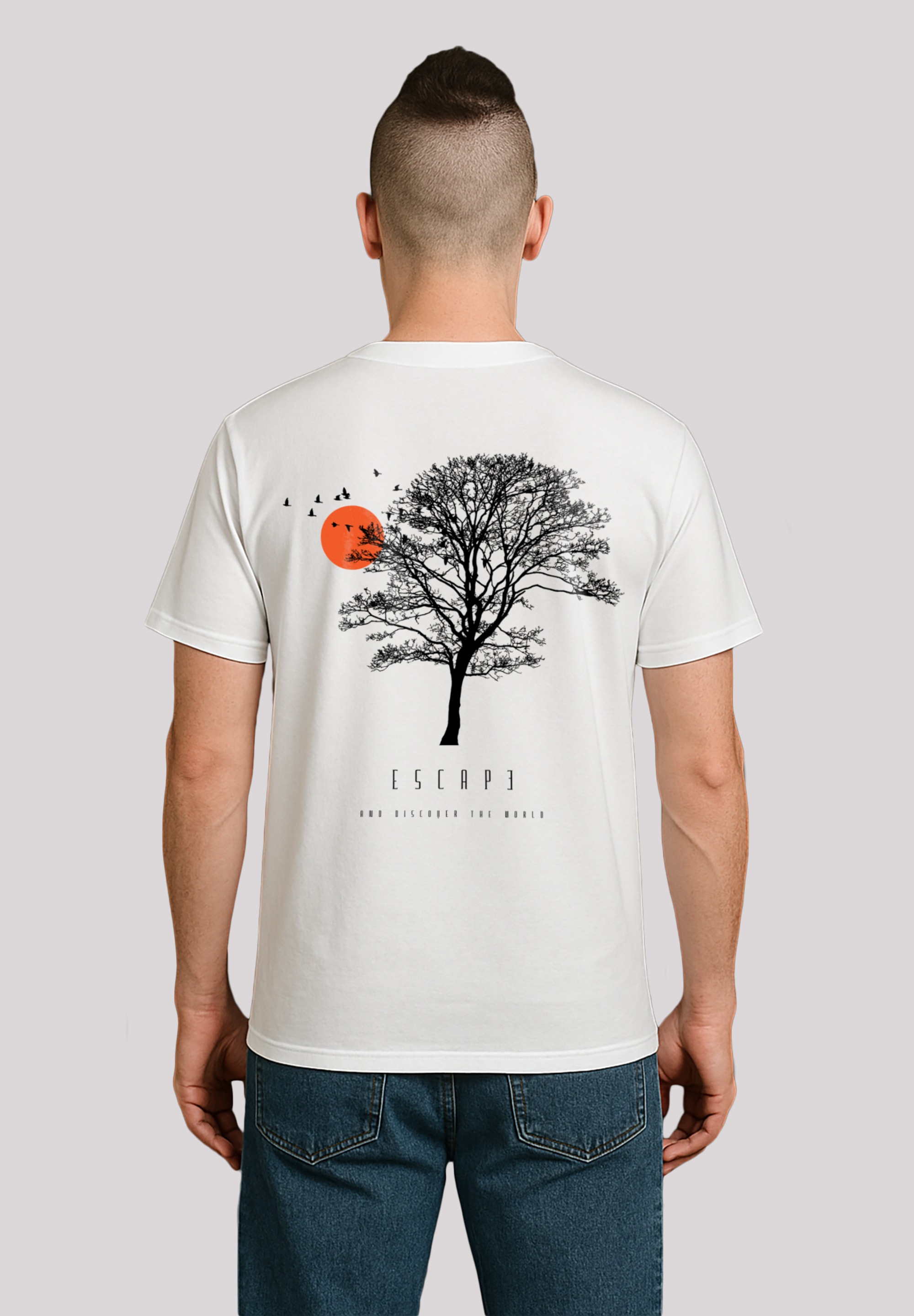 F4NT4STIC T-Shirt "Escape Discover the World Tree Birds" Premium Qualität, günstig online kaufen