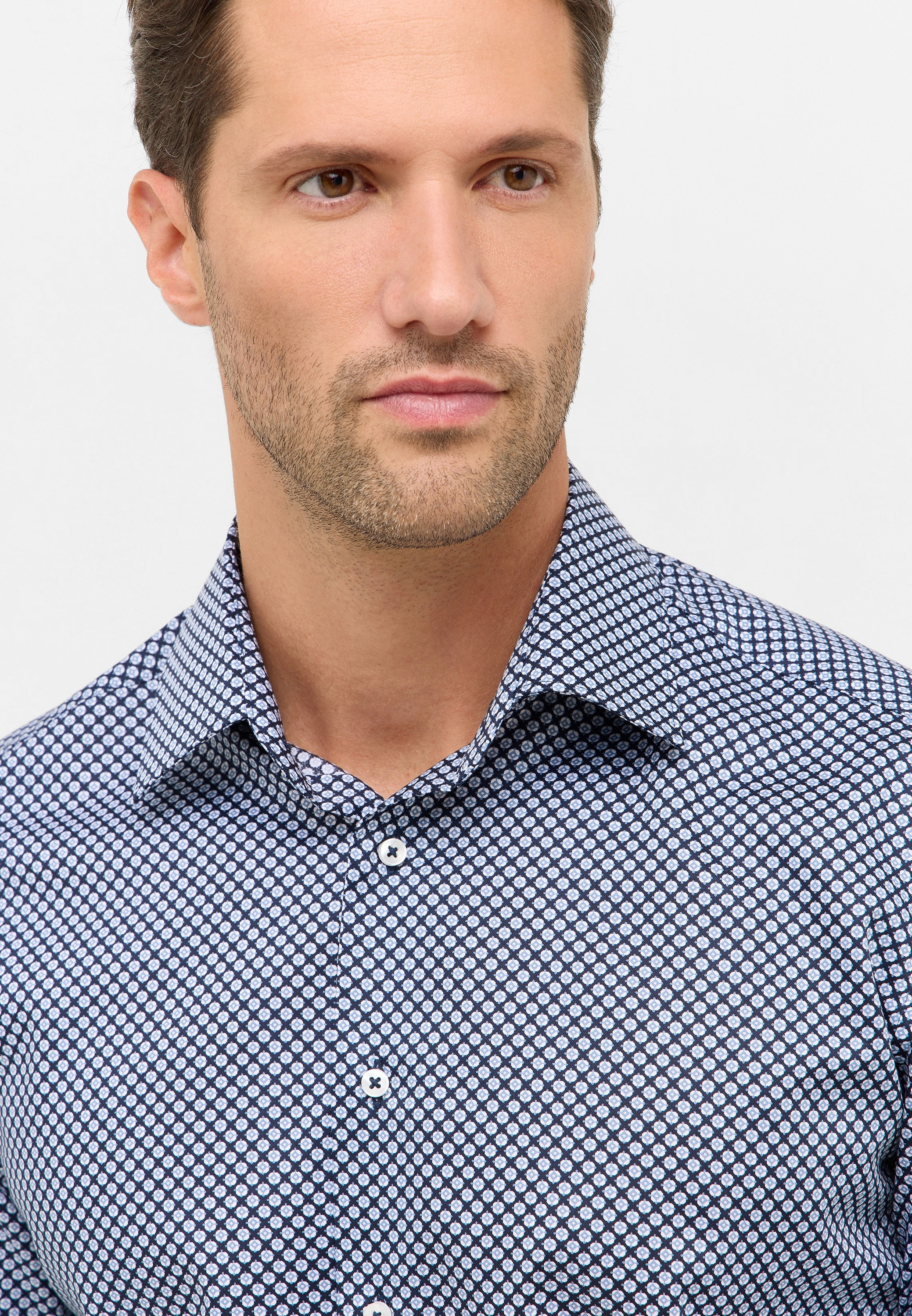 Eterna Langarmhemd »MODERN FIT«, NON IRON (bügelfrei)