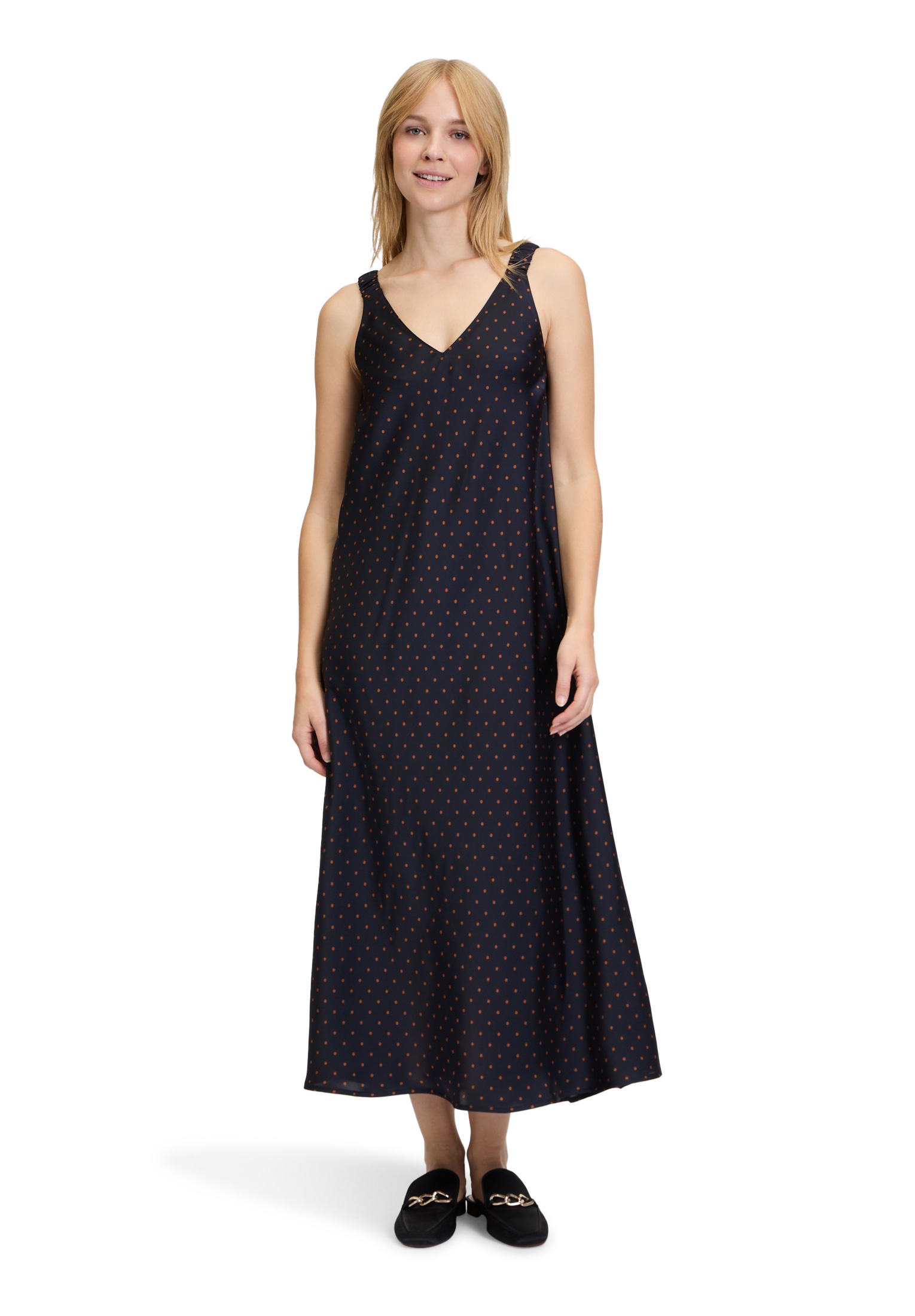 Vera Mont Sommerkleid "Vera Mont Damen Tupfenkleid mit V-Ausschnitt", Form günstig online kaufen
