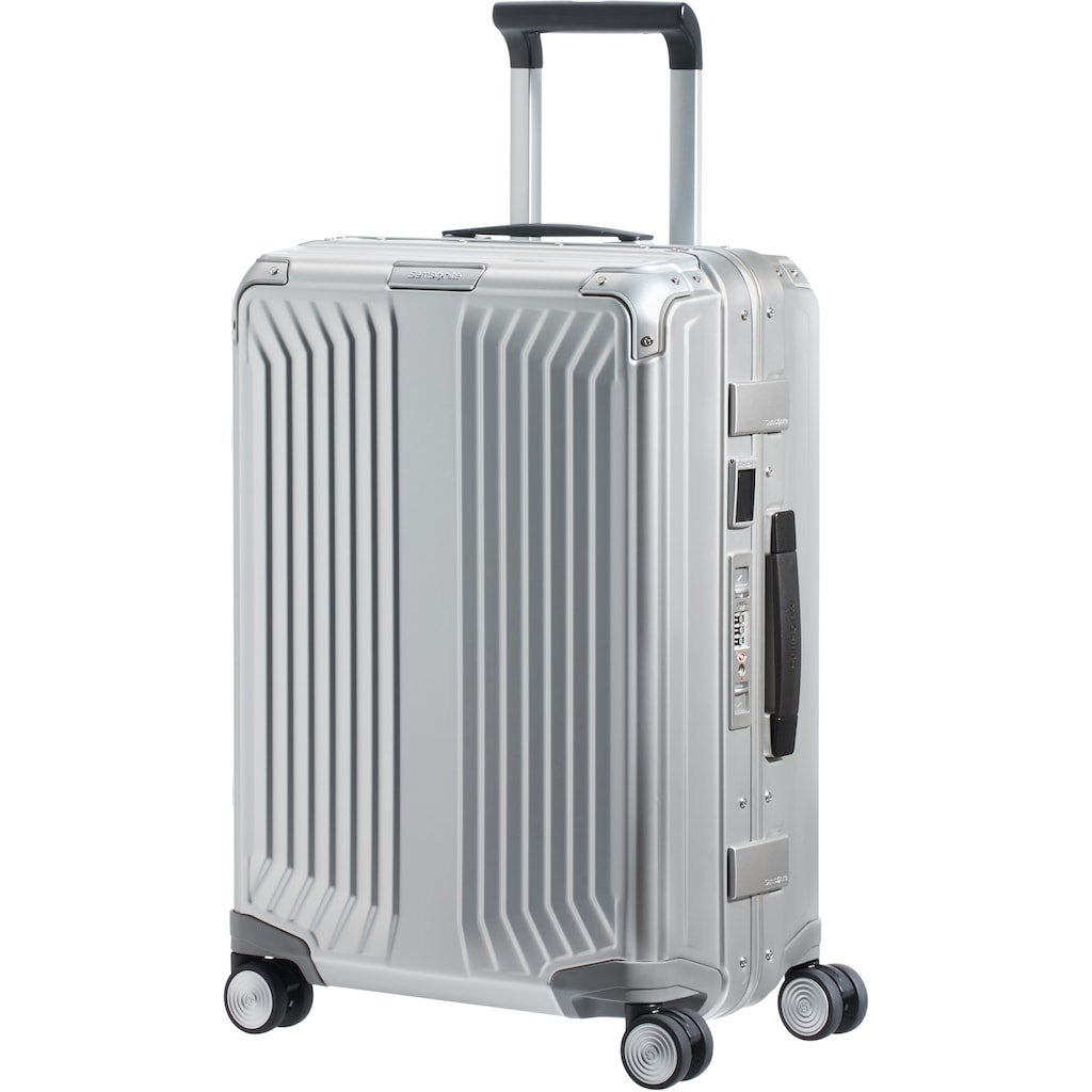 Samsonite Hartschalen-Trolley »Lite-Box Alu, 55 cm«, 4 Rollen