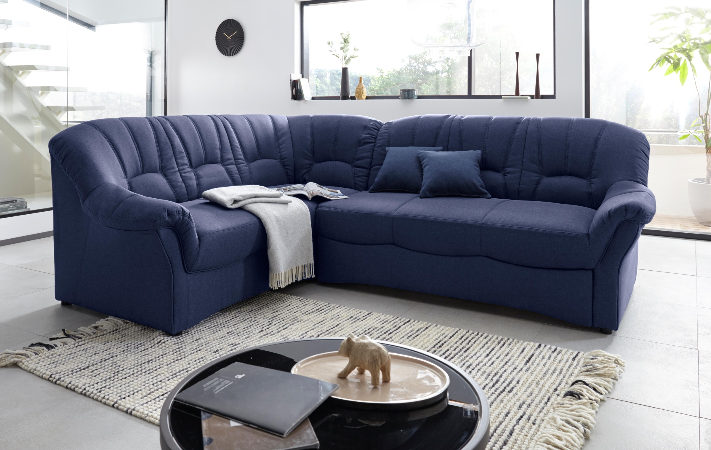 DOMO collection Ecksofa »Bahia L-Form«, wahlweise mit Bettfunktion