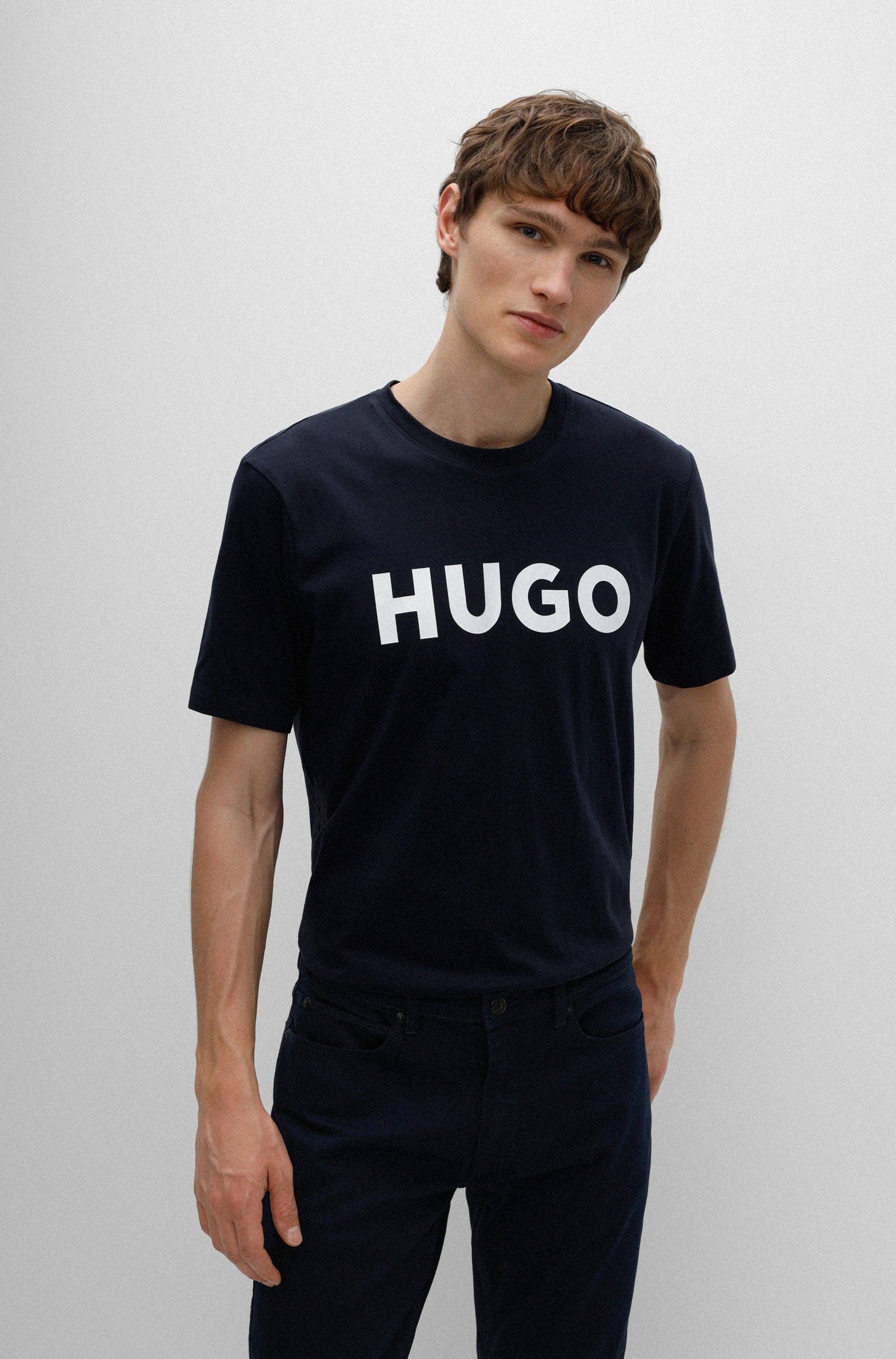 HUGO T-Shirt "Dulivio" Rundhalsausschnitt, Regular Fit, Must have Basic günstig online kaufen