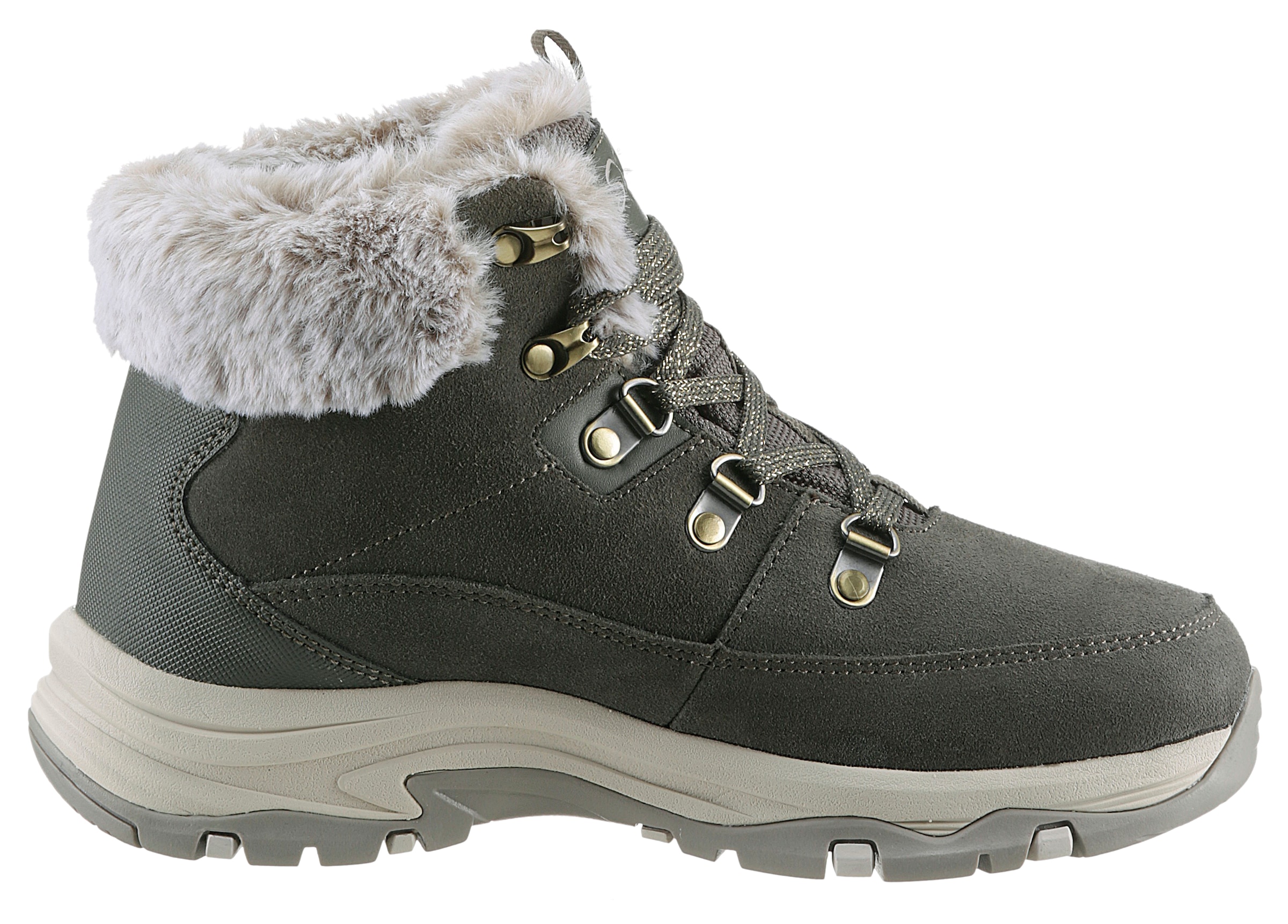 Skechers Winterboots »TREGO-«, Chunky Boots, Freizeitschuh, Winterstiefel mit Plateausohle