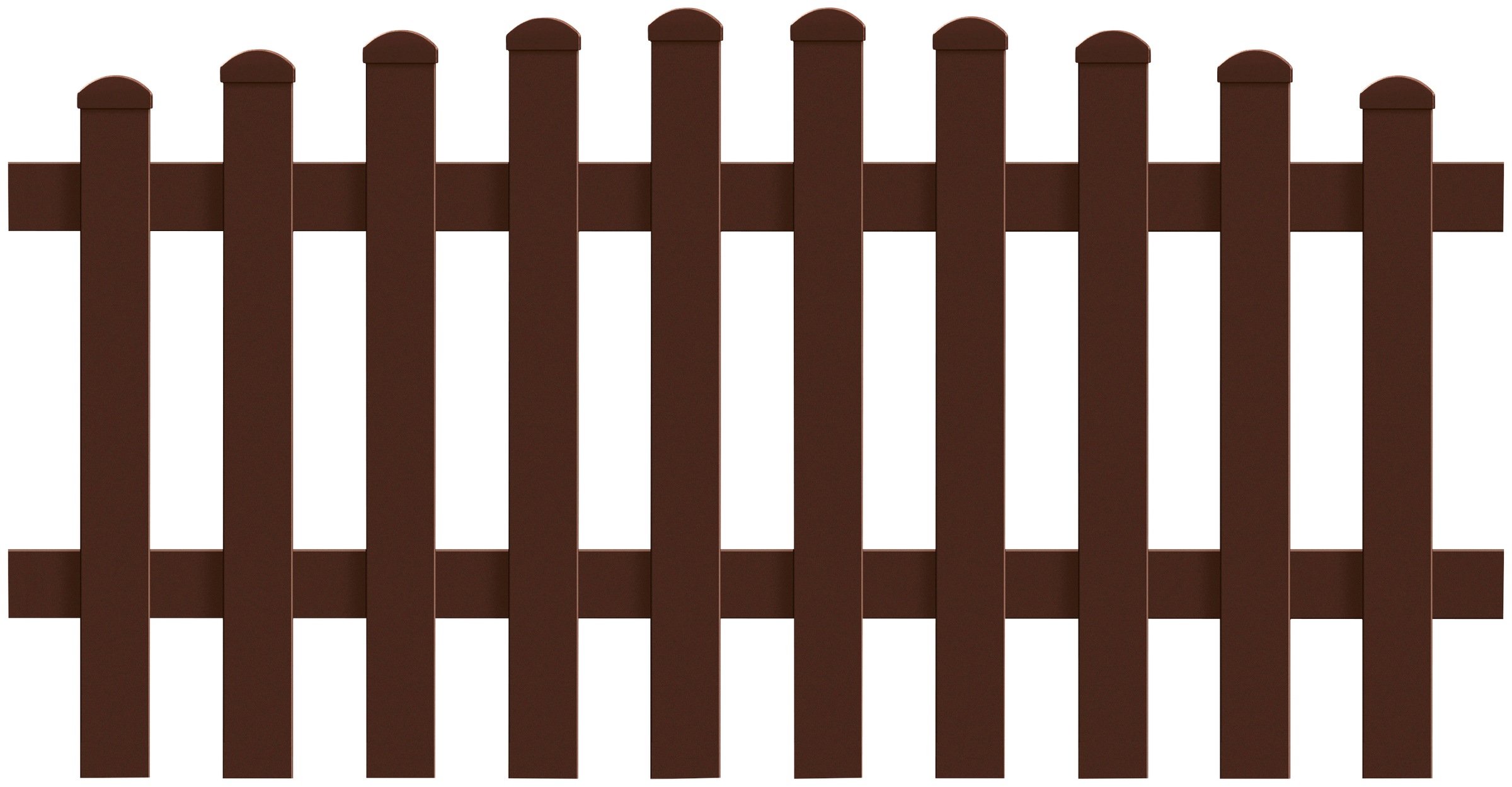 KM Zaun Lattenzaun »Triest Z74« LxH: 1554x100 ...