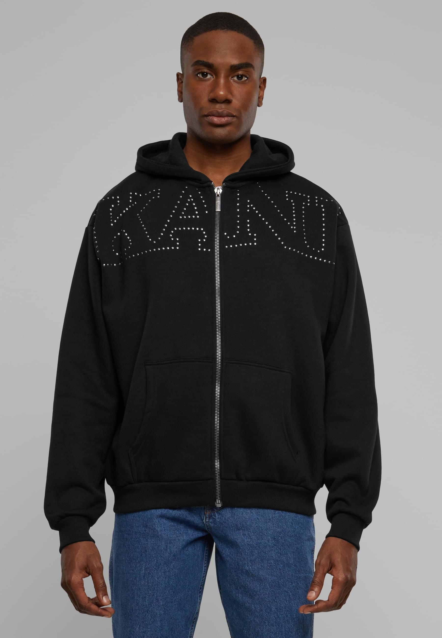 Karl Kani Sweatjacke »Karl Kani Herren KM234-014-2 KK Studded Retro OS Full Zip Hoodie«
