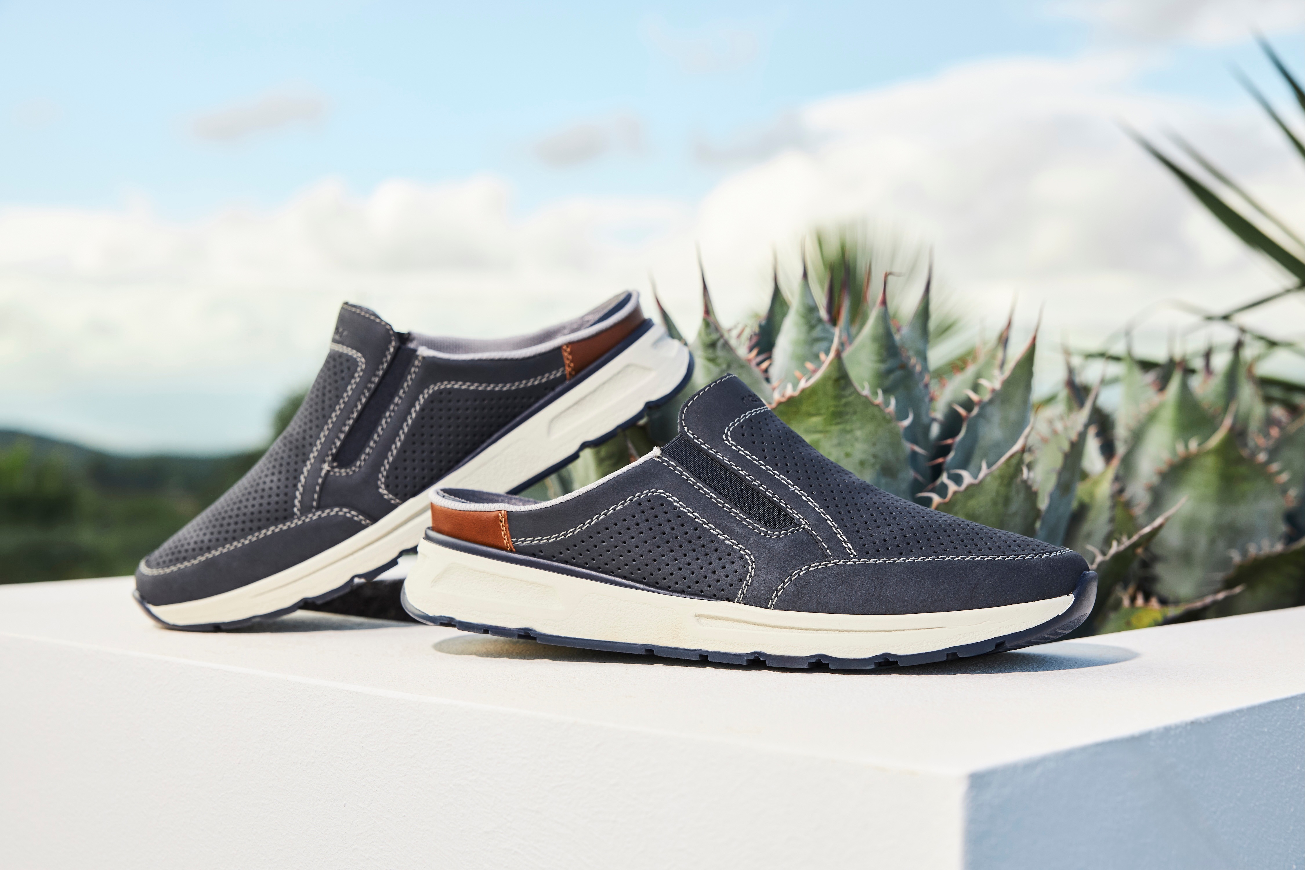 Thumbnail - Rieker Clog Sommerschuh, Hausschuh mit seitlichen Stretcheinsätzen