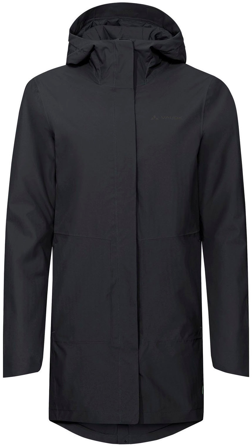 VAUDE Funktionsmantel »WOMEN'S CYCLIST PADDED PARKA II«, (1 tlg.), Wasserdicht, winddicht, atmungsaktiv