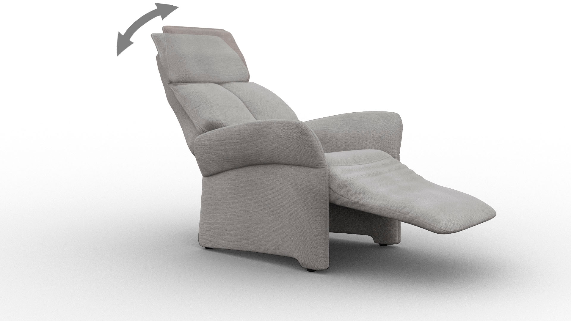 alina Relaxsessel "Savin", in Größe L, Liegefläche 185cm, verstellbar, opti günstig online kaufen