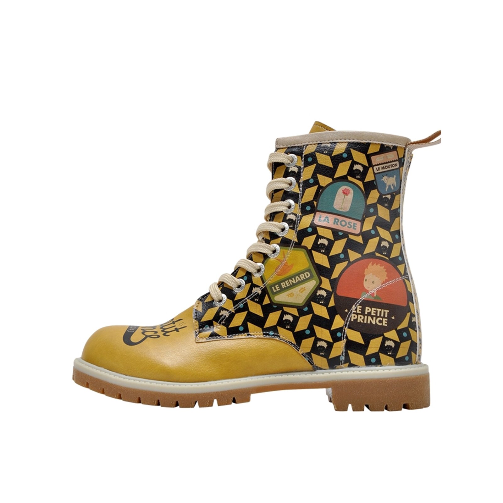 dogo -  Stiefel "The Yellow Side of Me Le Petit Prince", Vegan