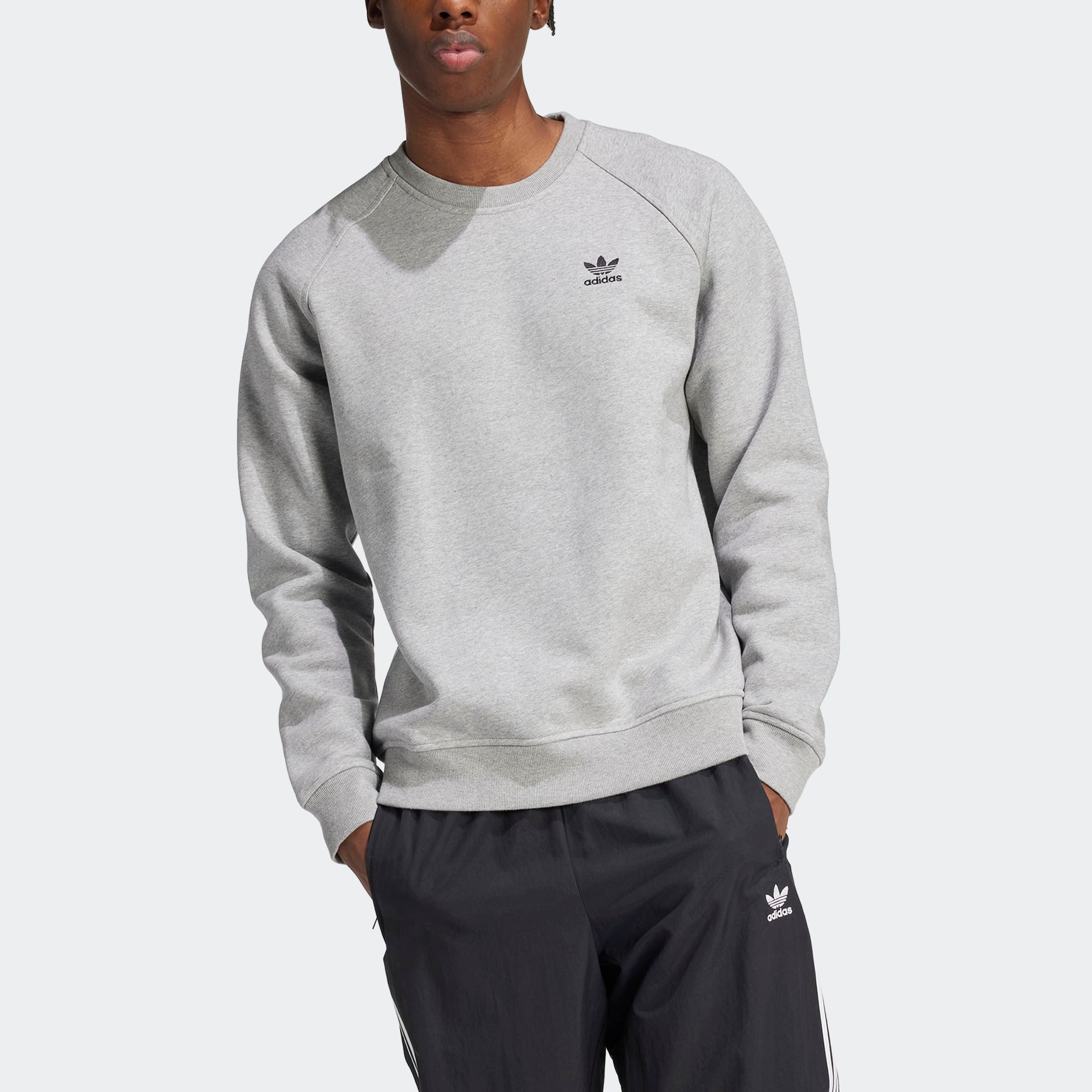 adidas Originals Sweatshirt »ESS CREW«, Essentials Pullover, weiche Innenseite
