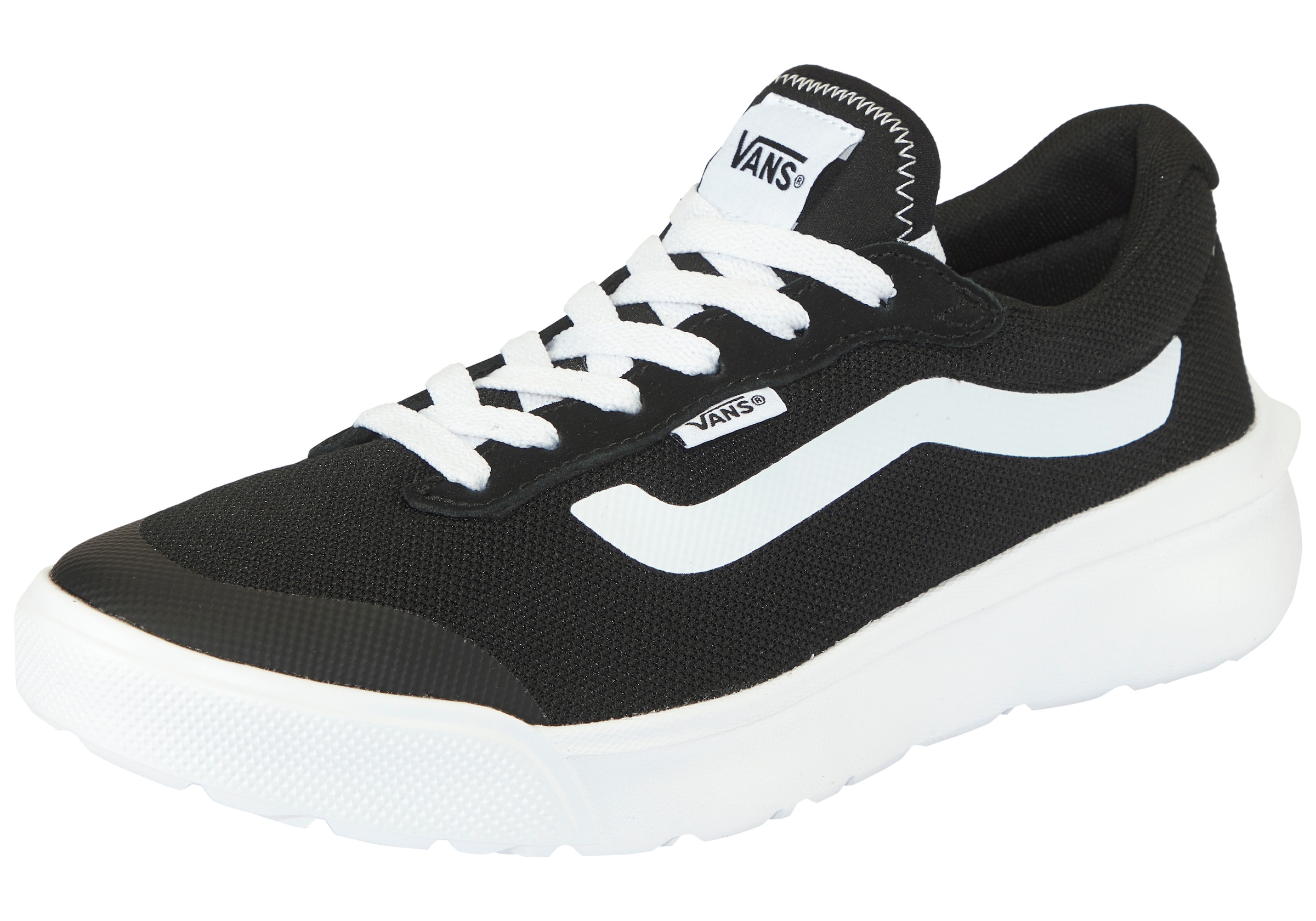 Sneaker VANS "Range BRZ", Herren, Gr. 40, schwarz, weiß, Textil, Schuhe Sneaker