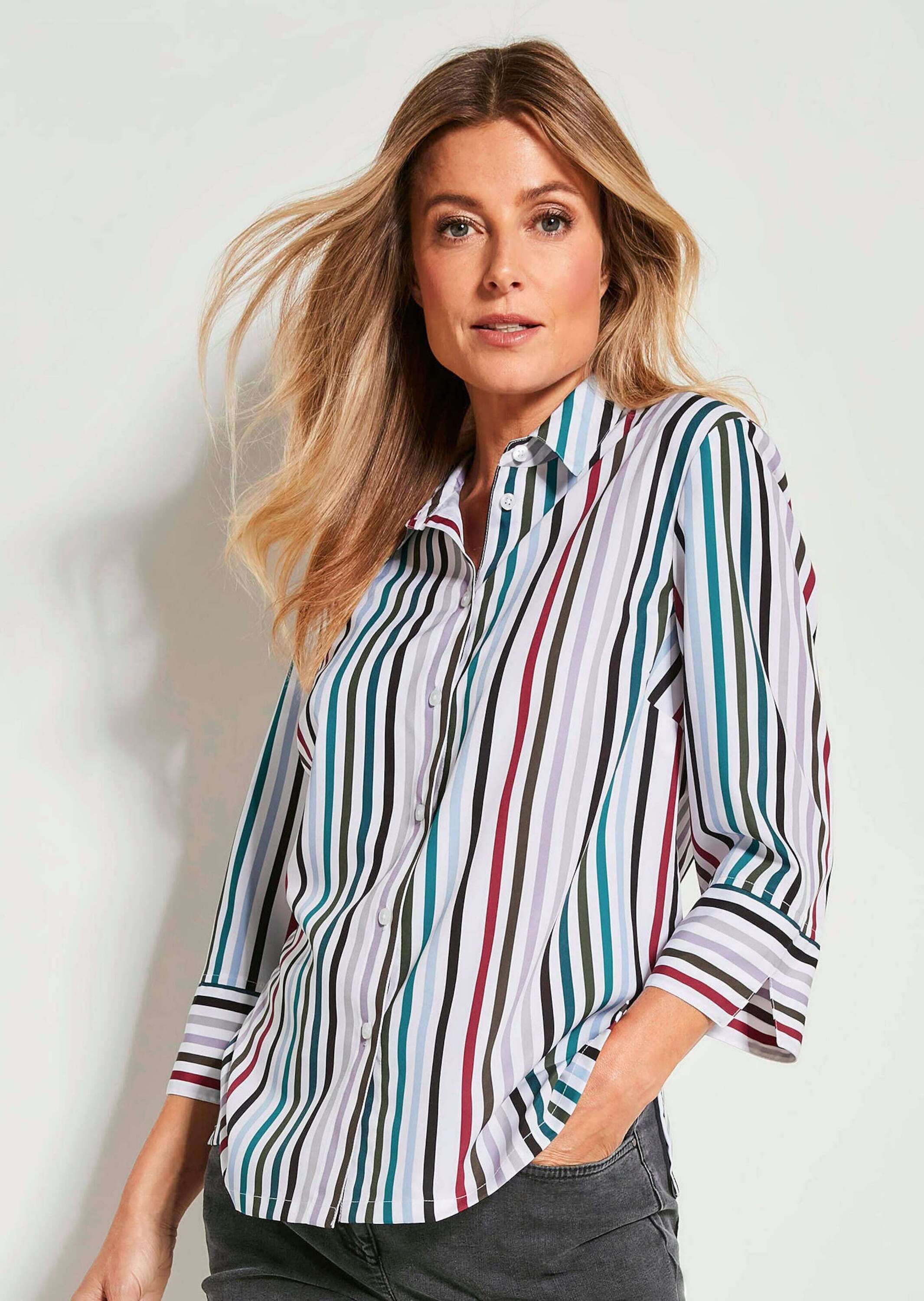 Thumbnail - GOLDNER Hemdbluse "Kurzgröße Bluse" Knopfleiste