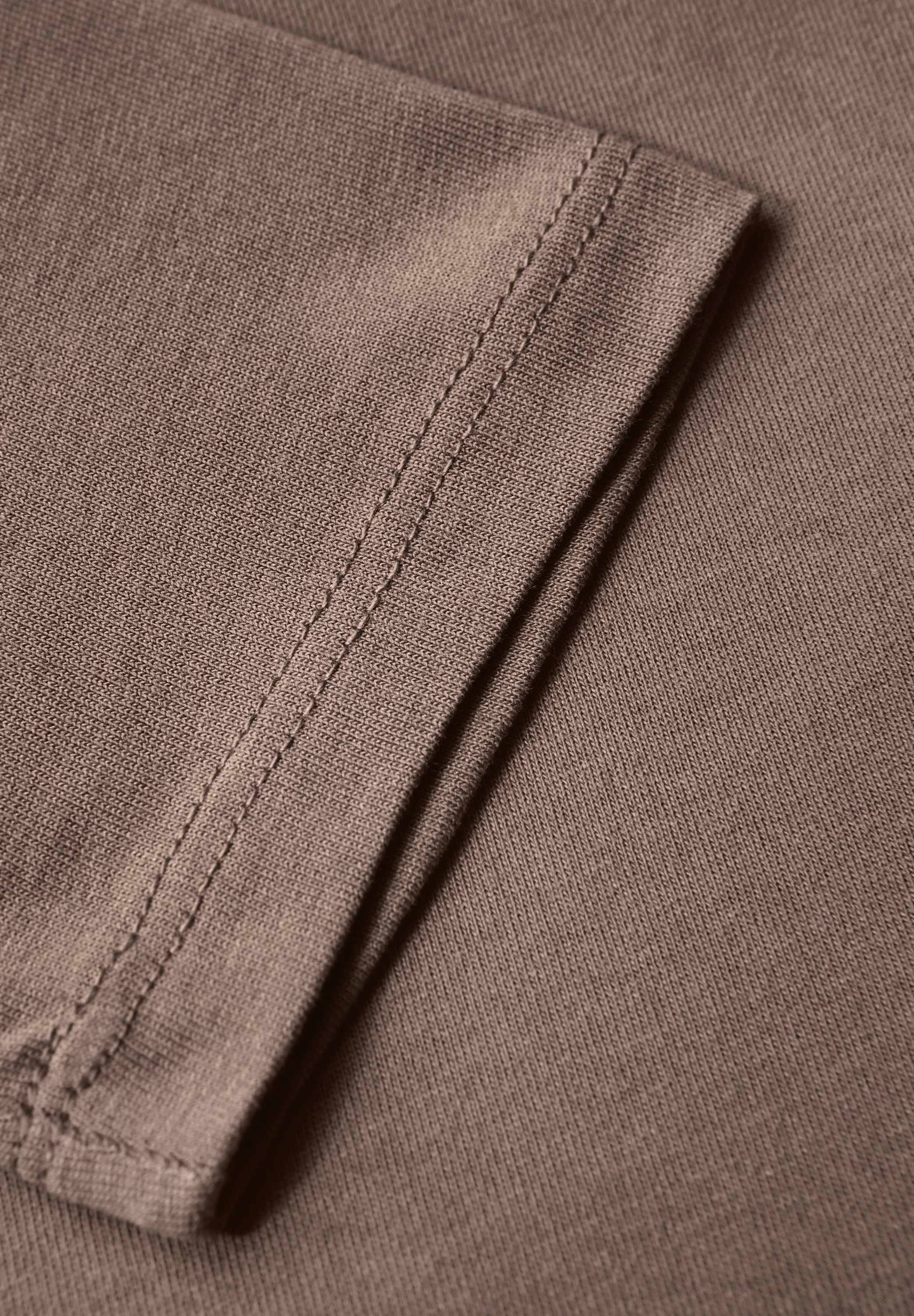 STREET ONE Langarmshirt, aus Baumwolle mit Stretchante