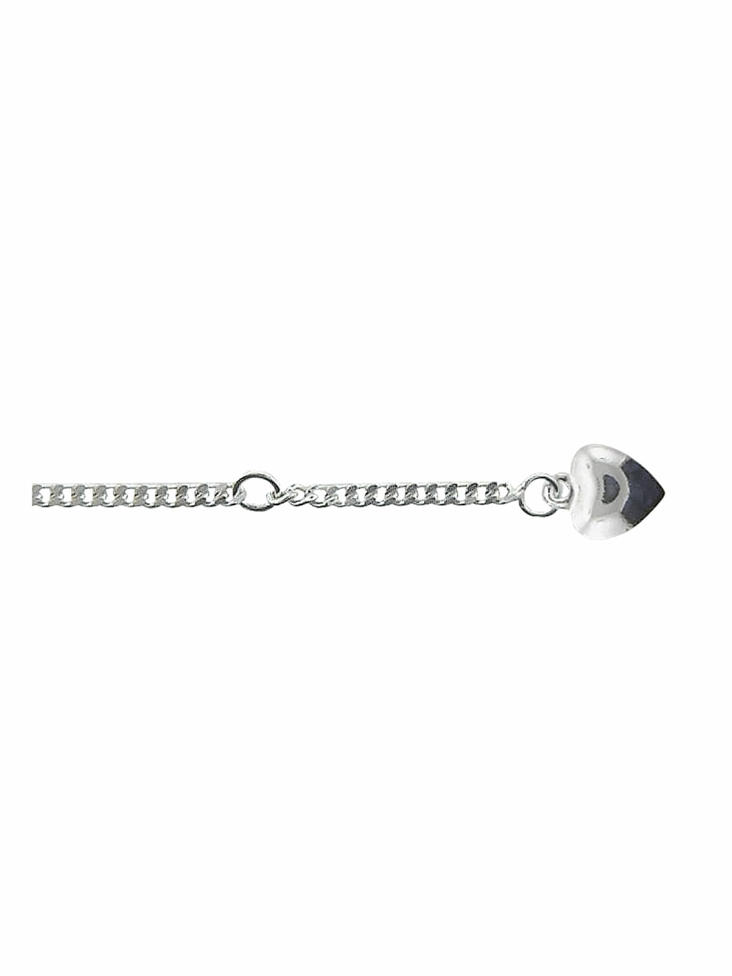 Adelia´s Fußkette »925 Silber Panzer Fußkettchen 25 cm Ø 2 mm«, Silberschmuck für Damen