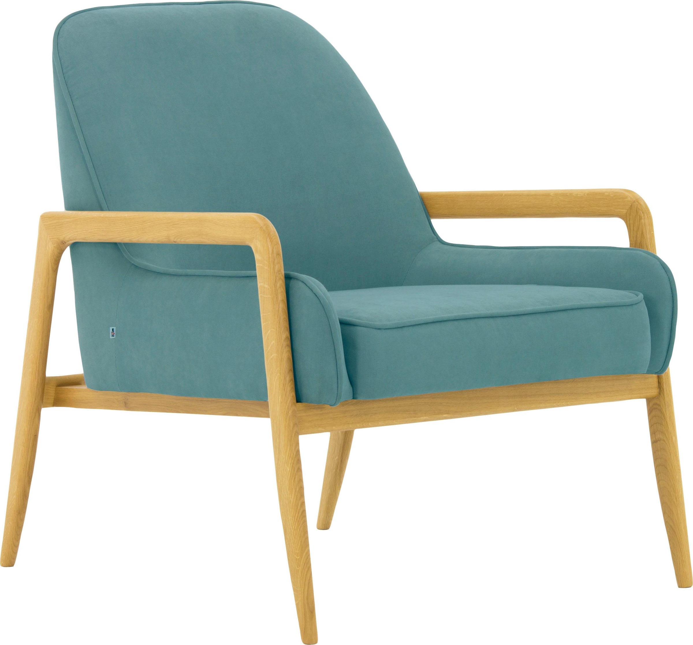 Thumbnail - Home affaire Sessel "Braga" wahlweise mit Gestell aus Eiche in dunkel oder Buchenholz in hell