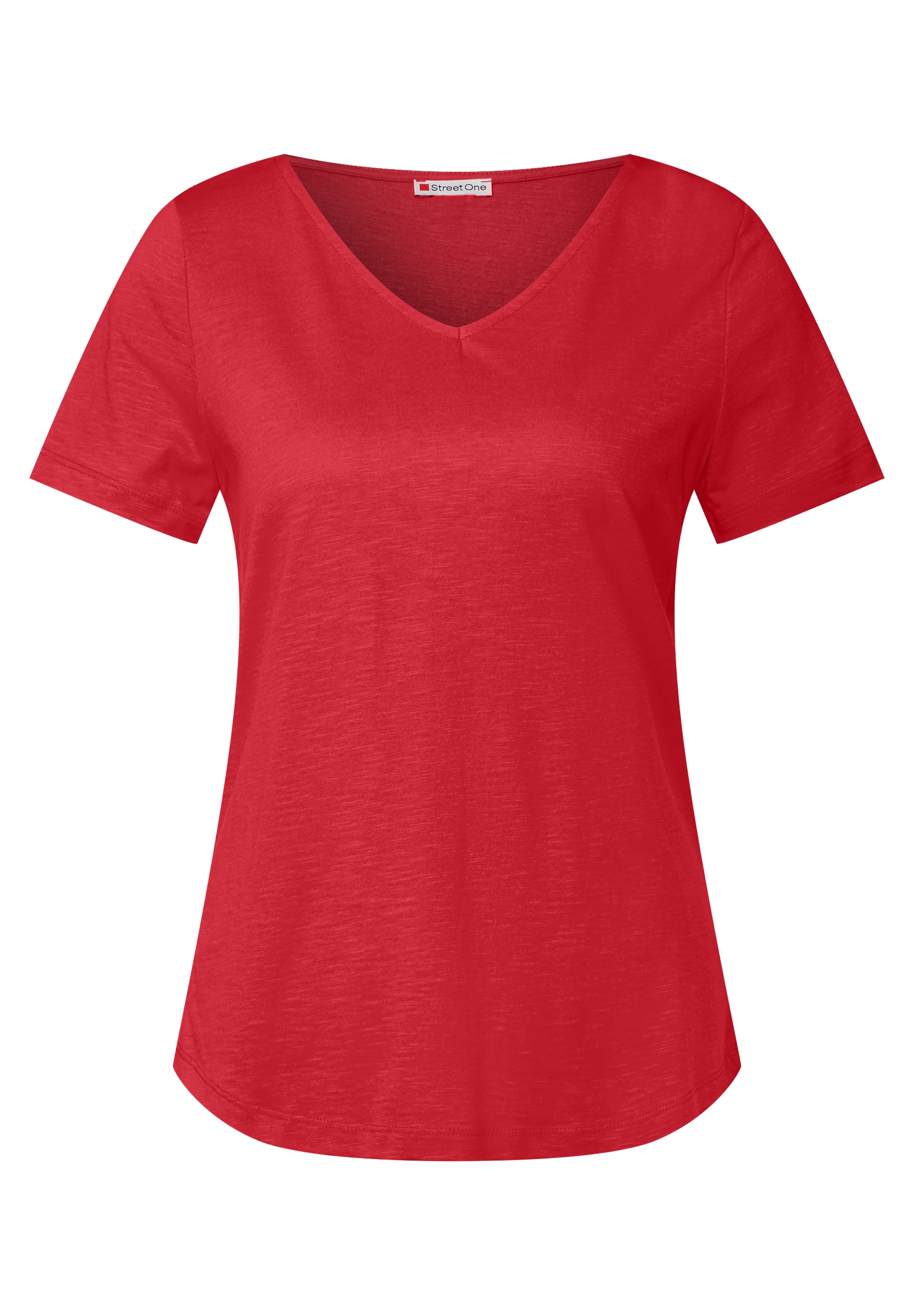 STREET ONE T-Shirt, mit V-Ausschnitt