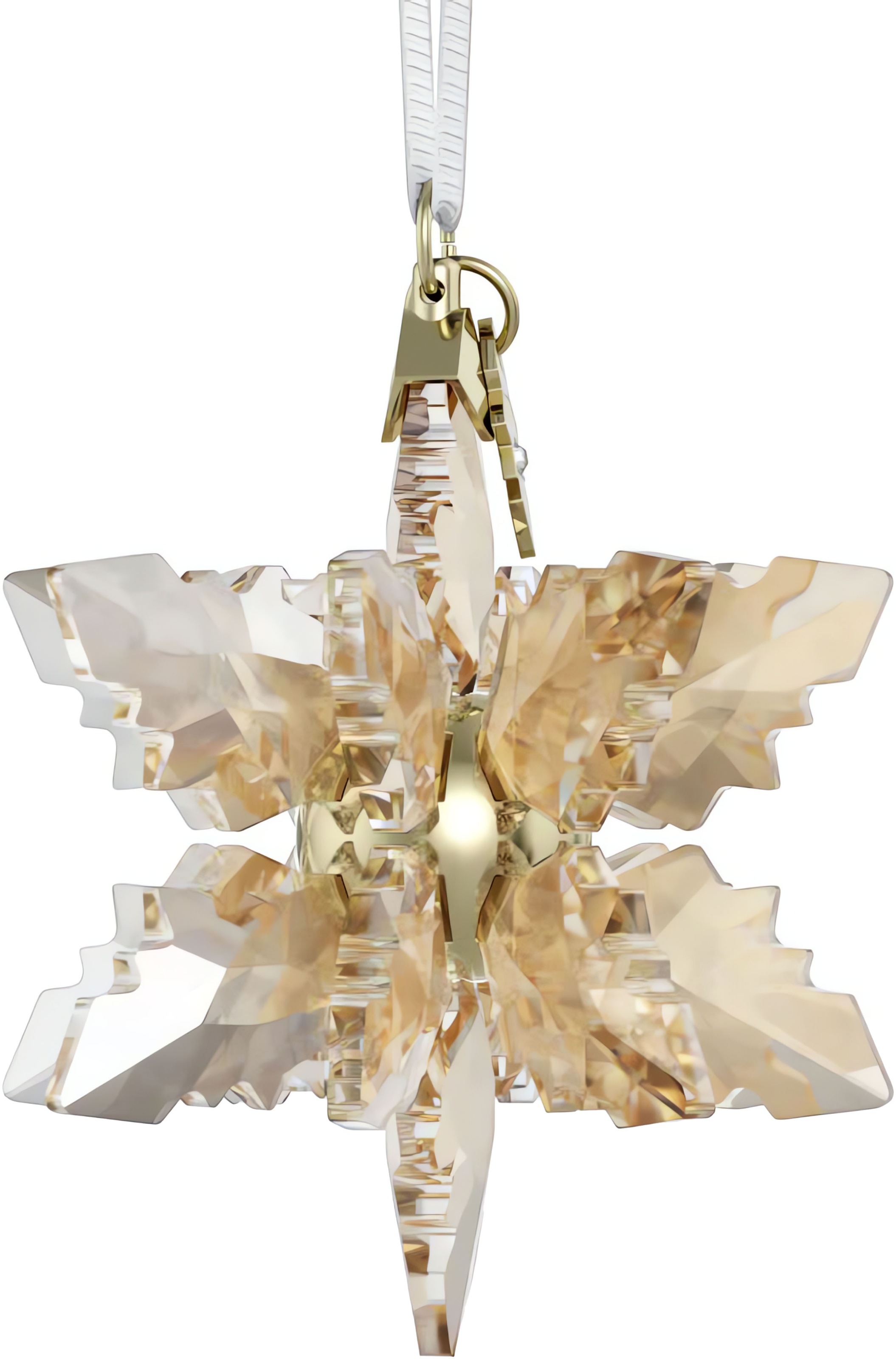 Swarovski Dekohänger »Sammelfigur Annual Edition Festive 3D Ornament 2024, 5674347, 5674348«, (1 St.), Swarovski® Kristall