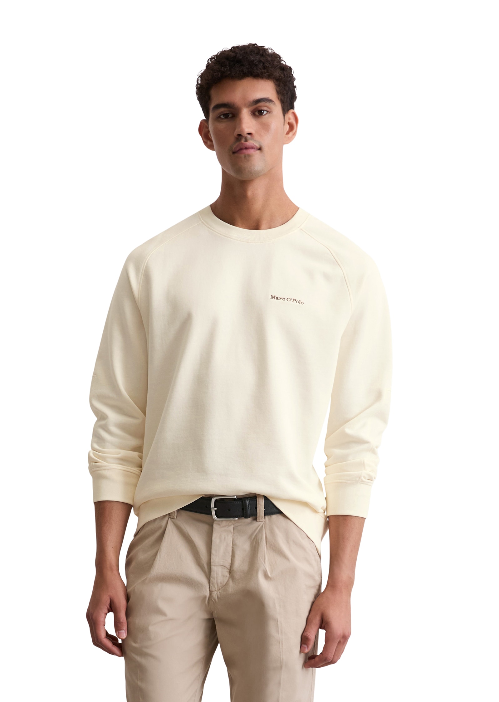 Marc OPolo Sweatshirt, Rundhalsausschnitt, regular fit, Rückendruck