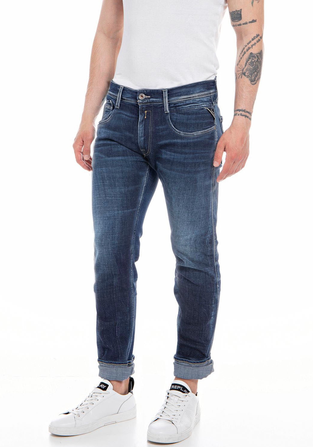 Replay Slim-fit-Jeans "ANBASS Jeans" günstig online kaufen