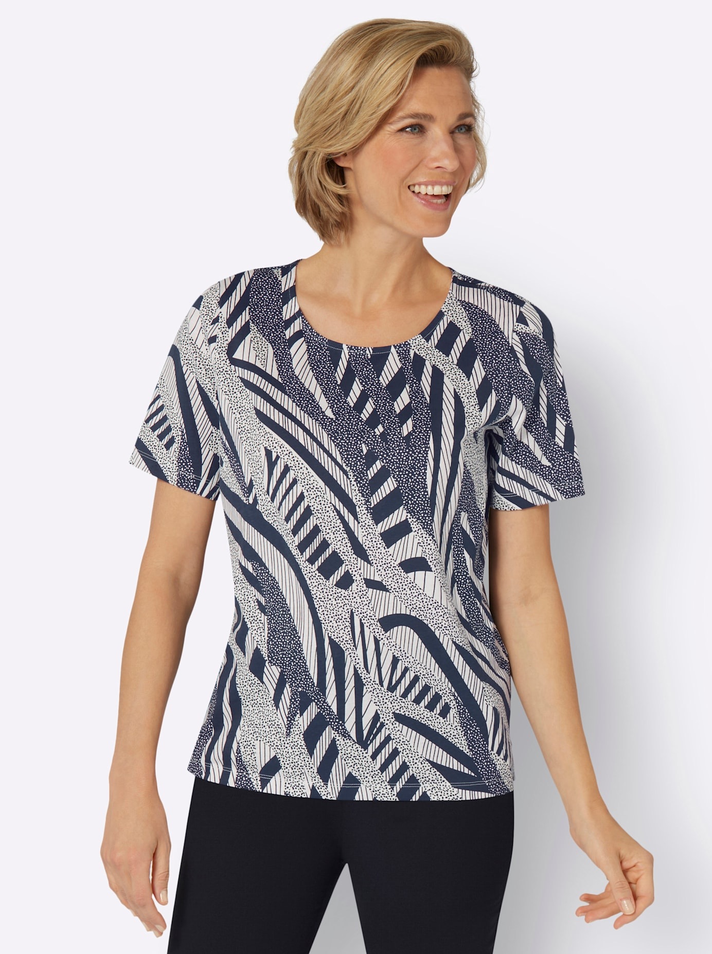 Classic Basics Kurzarmshirt "Kurzarm-Shirt" 1 Stk. tlg. günstig online kaufen