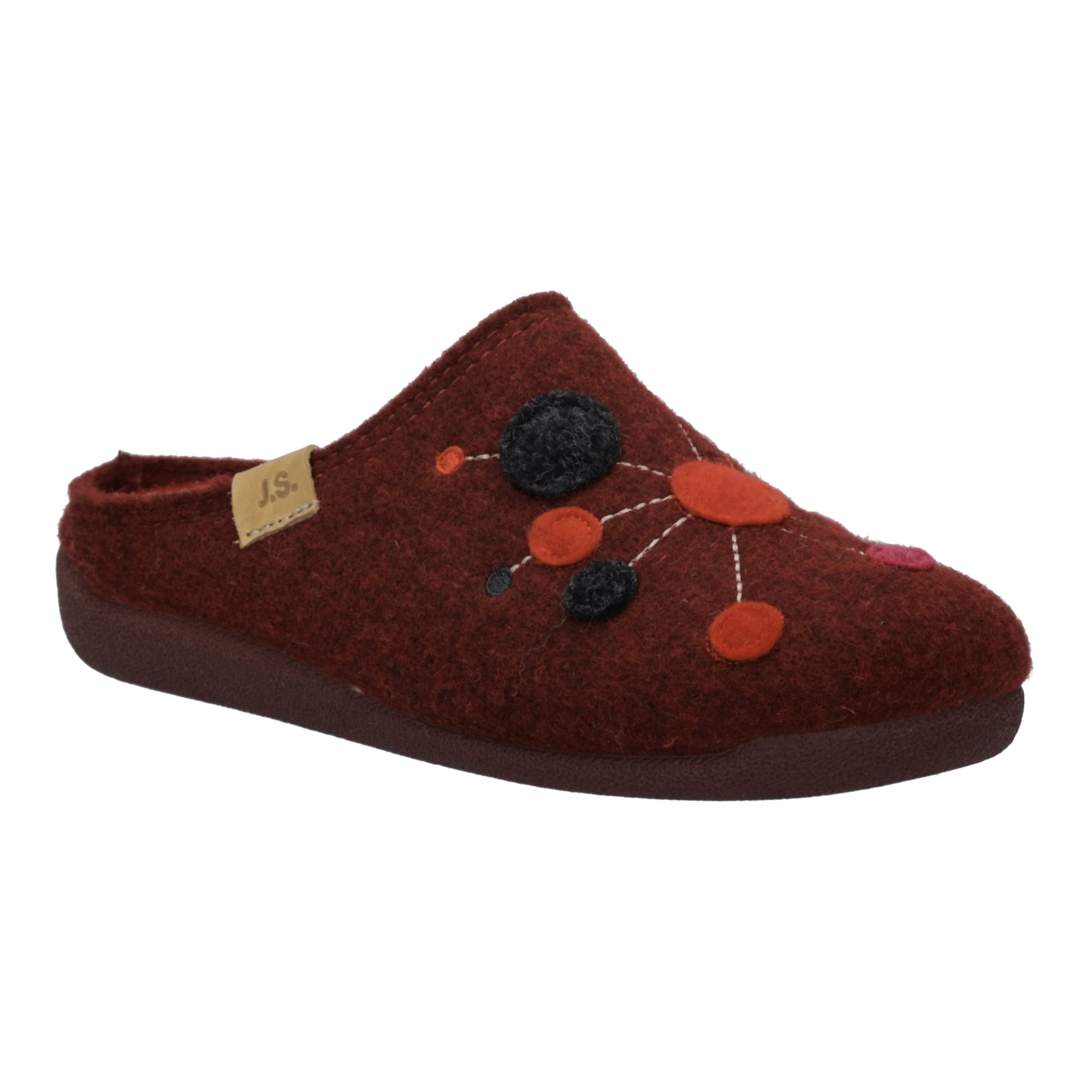 Josef Seibel Hausschuh "Cara 02, bordeaux-multi"