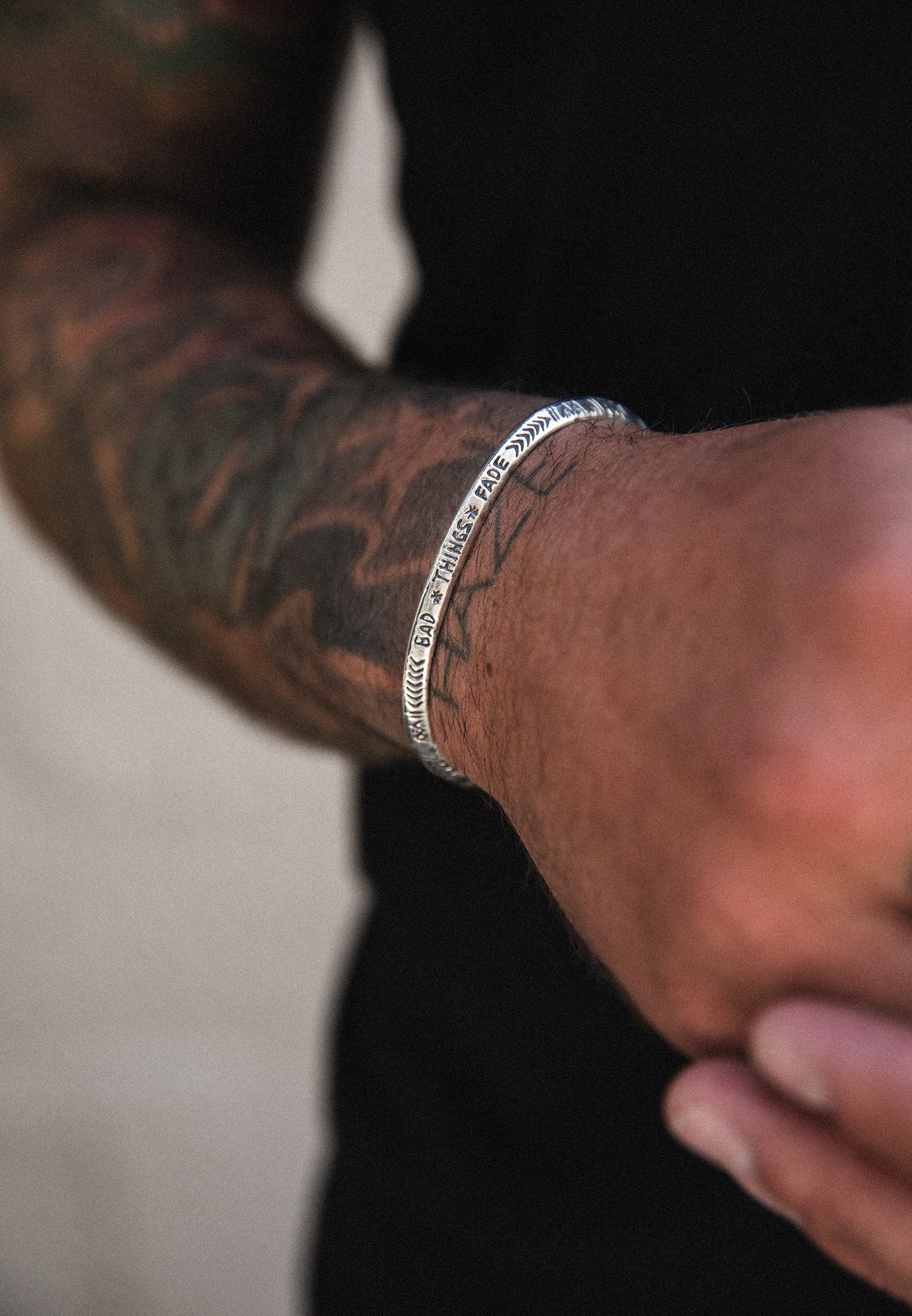 HAZE & GLORY Armreif »Armband Armreif - The Good Things 925 Silber«