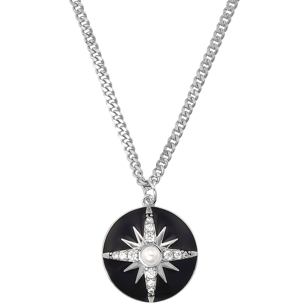 Noelani Collier »Cosmic 2034677 2034678« mit Zirkonia und mit Muschelkernperle Noelani Collier »Cosmic 2034677 2034678« mit Zirkonia und mit Muschelkernperle