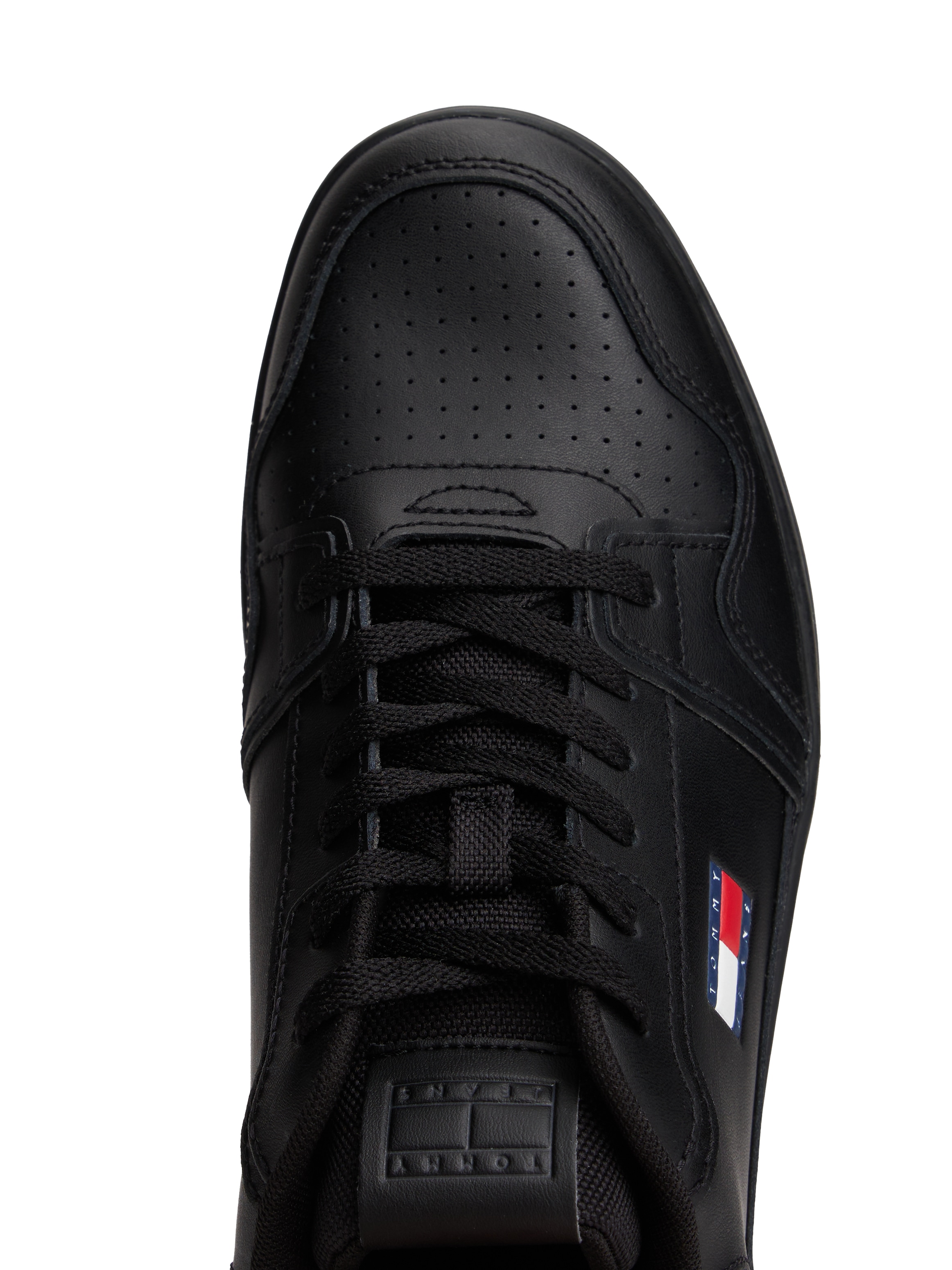 Tommy Jeans Sneaker »TJM RETRO BASKET«, Freizeitschuh, Halbschuh, Schnürer mit Lochmuster