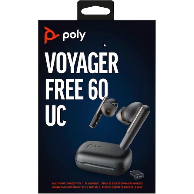 Poly wireless In-Ear-Kopfhörer »Voyager Free 60«, Active Noise Cancelling ( ANC) | BAUR