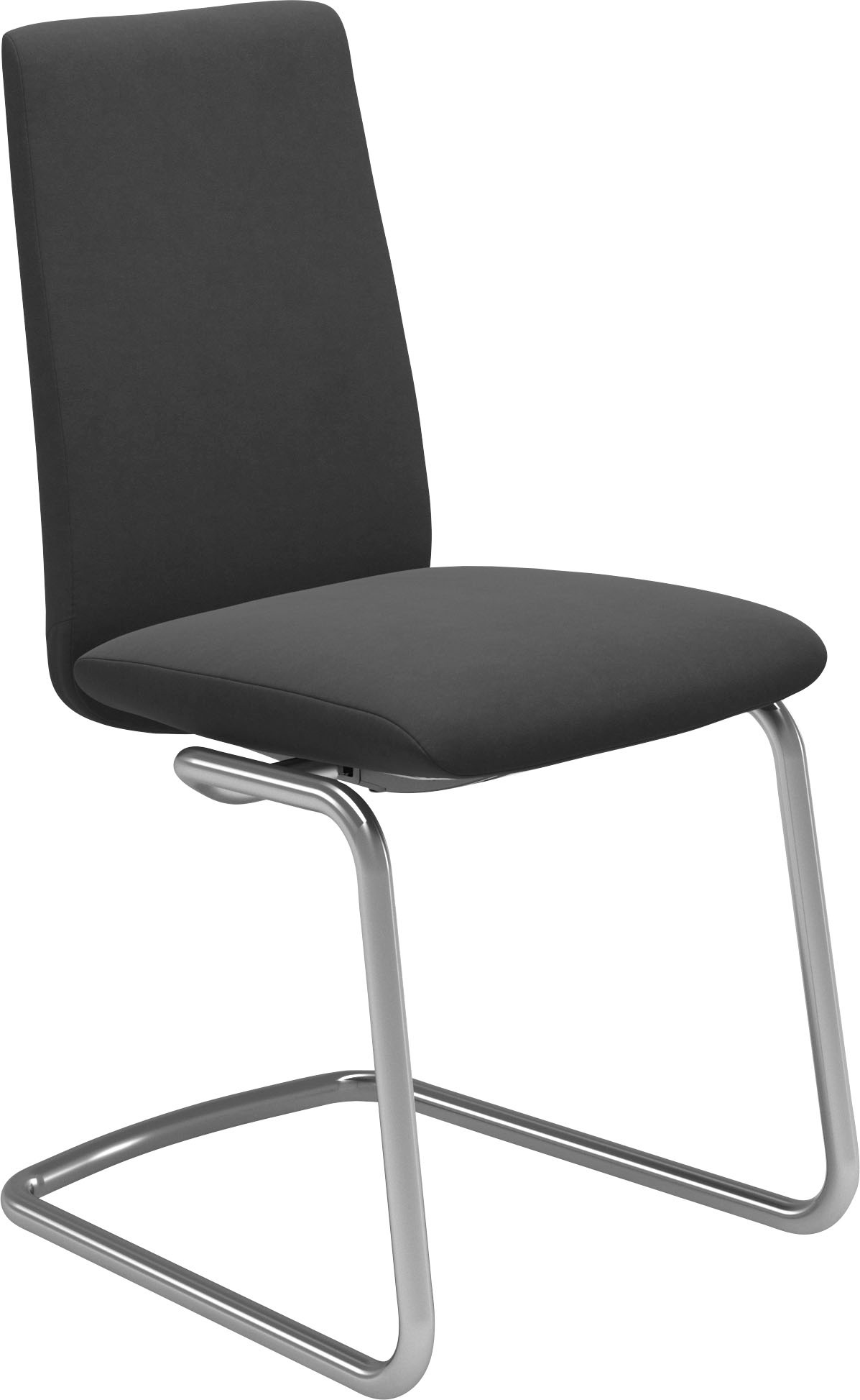 Stressless Polsterstuhl "Laurel", Microfaser DINAMICA, Low Back, Größe M, mit Beinen aus Stahl in Chrom glänzend