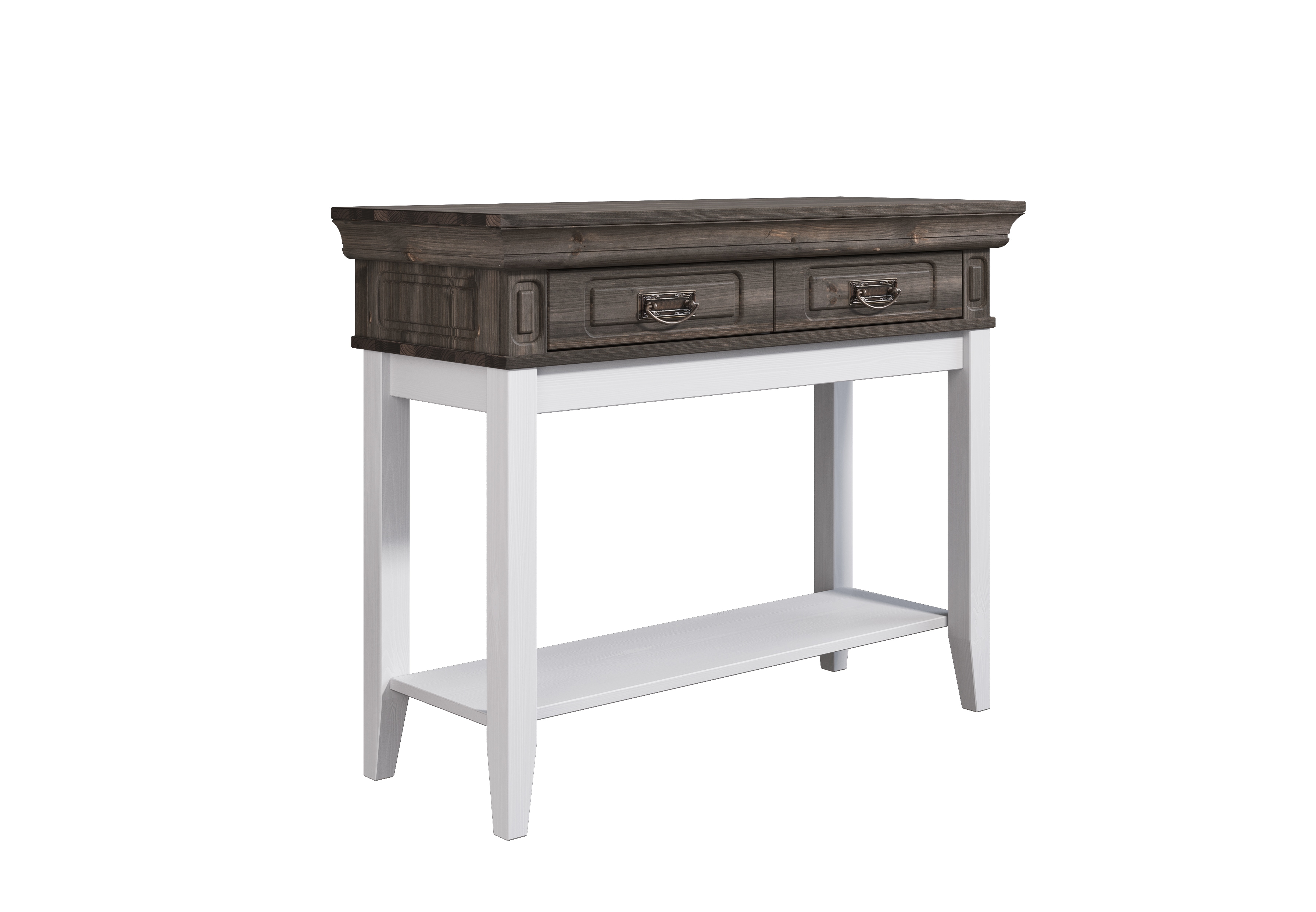 OTTO home Nachttisch "Vinales; Konsolentisch, Beistelltisch ideal für Boxspringbetten" Made in Europe, aus massiver Kiefer, mit Fräsungen, FSC zertifiziert