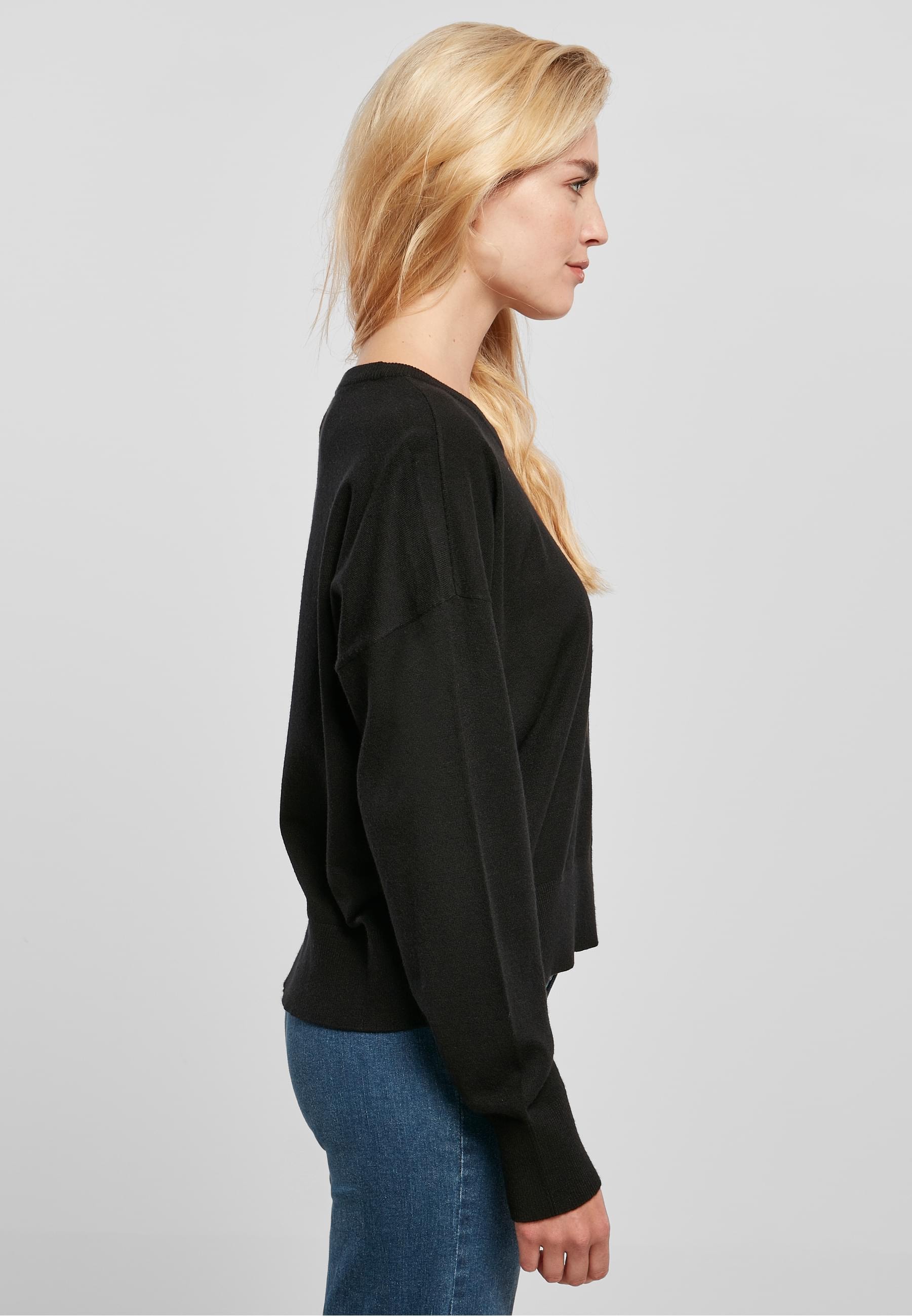 URBAN CLASSICS Rundhalspullover »Urban Classics Damen Ladies Eco Viscose Oversized Basic Sweater«