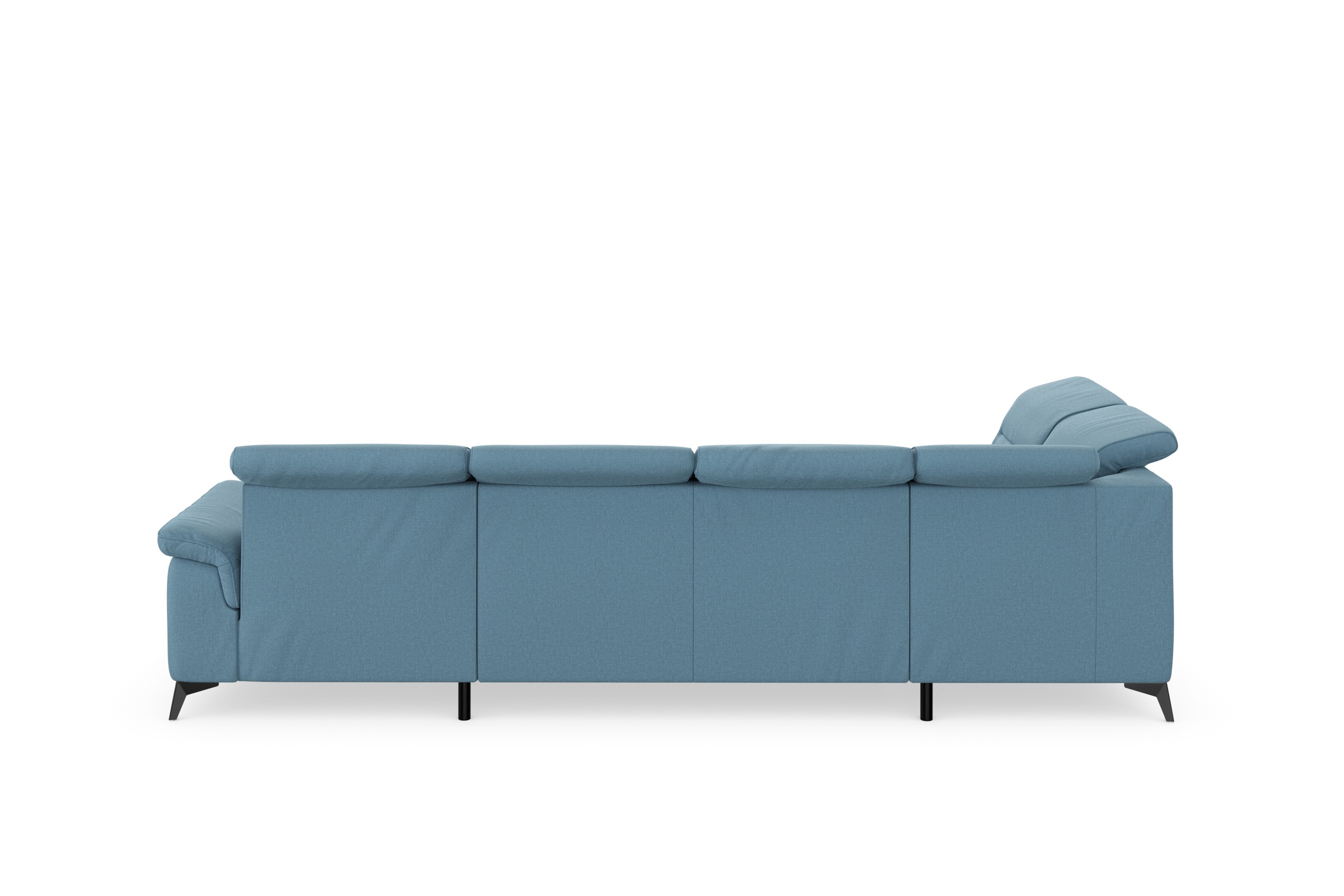 sit&more Wohnlandschaft »Sinatra U-Form«, optional mit Kopfteilverstellung und Armteilfunktion, Metallfüße