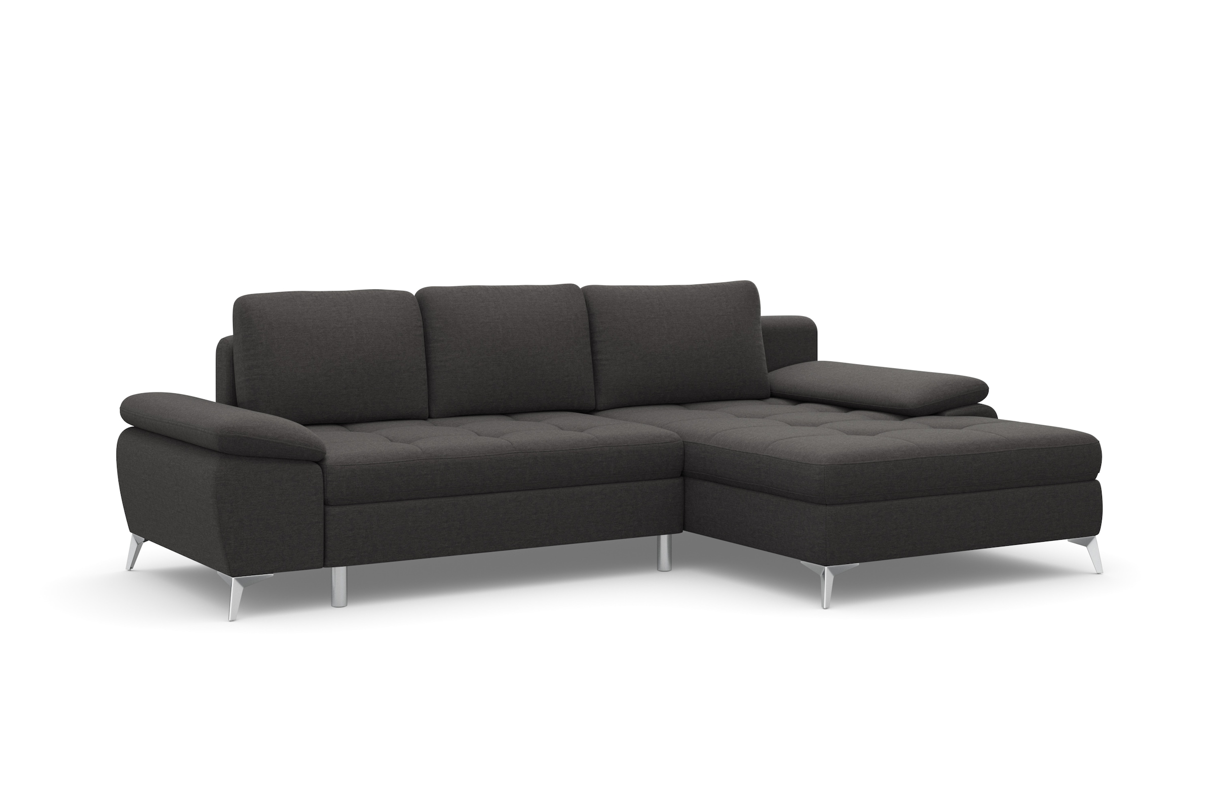 sit&more Ecksofa »Latigo L-Form«, mit Recamiere, wahlweise mit Bettfunktion und Bettkasten