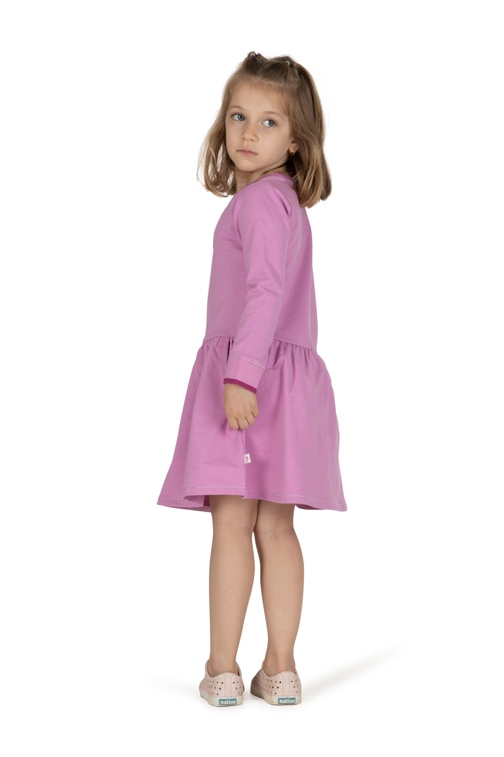 SALT AND PEPPER Jerseykleid »More Fun Hearts«, mit Pailletten und Stickerei