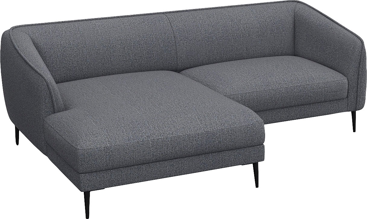 FLEXLUX Ecksofa "Belle Designsofa, bequem durch Kaltschaum im Sitz, OTTOs C günstig online kaufen