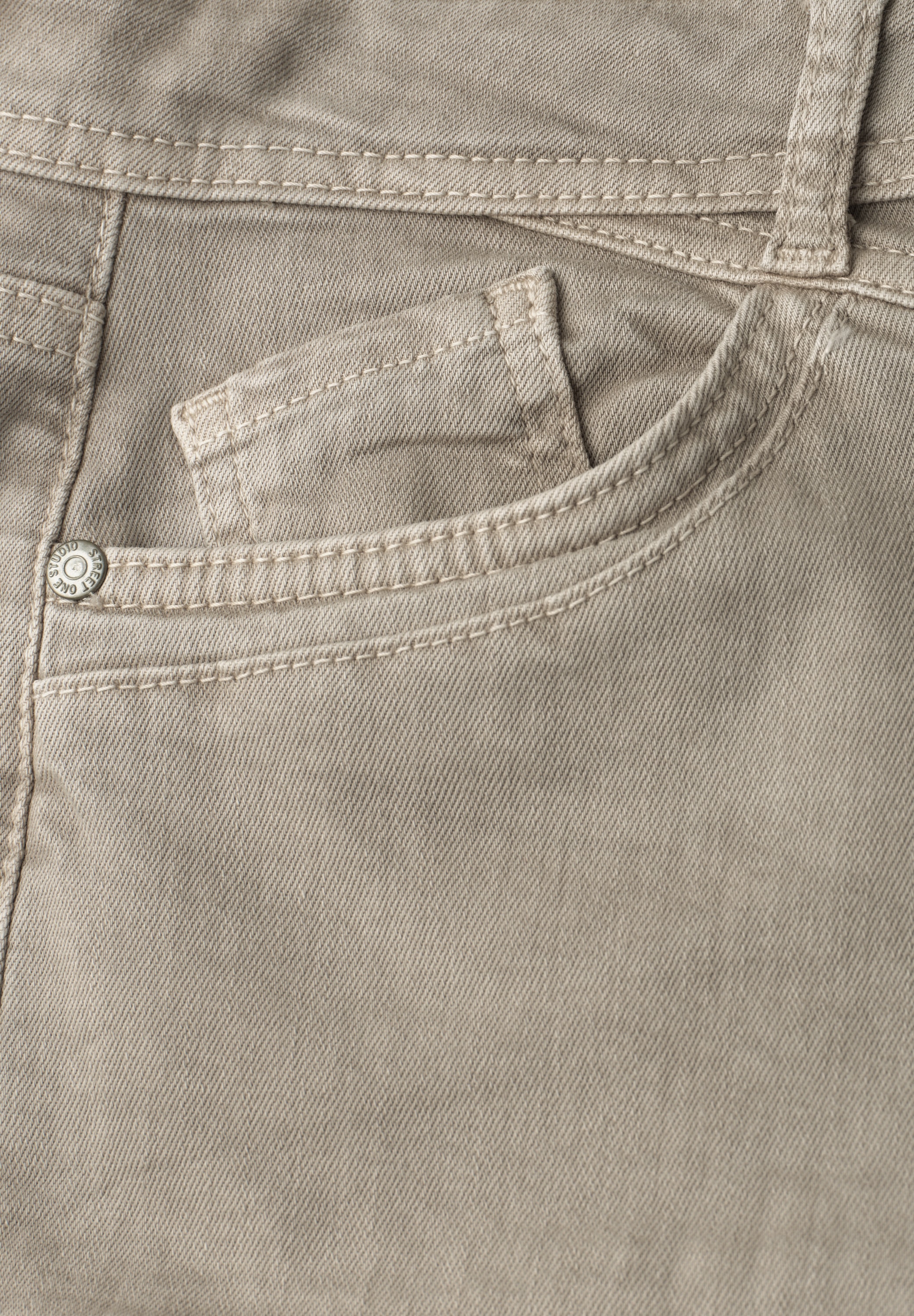 STREET ONE STUDIO Slim-fit-Jeans aus Baumwolle mit Stretchanteil