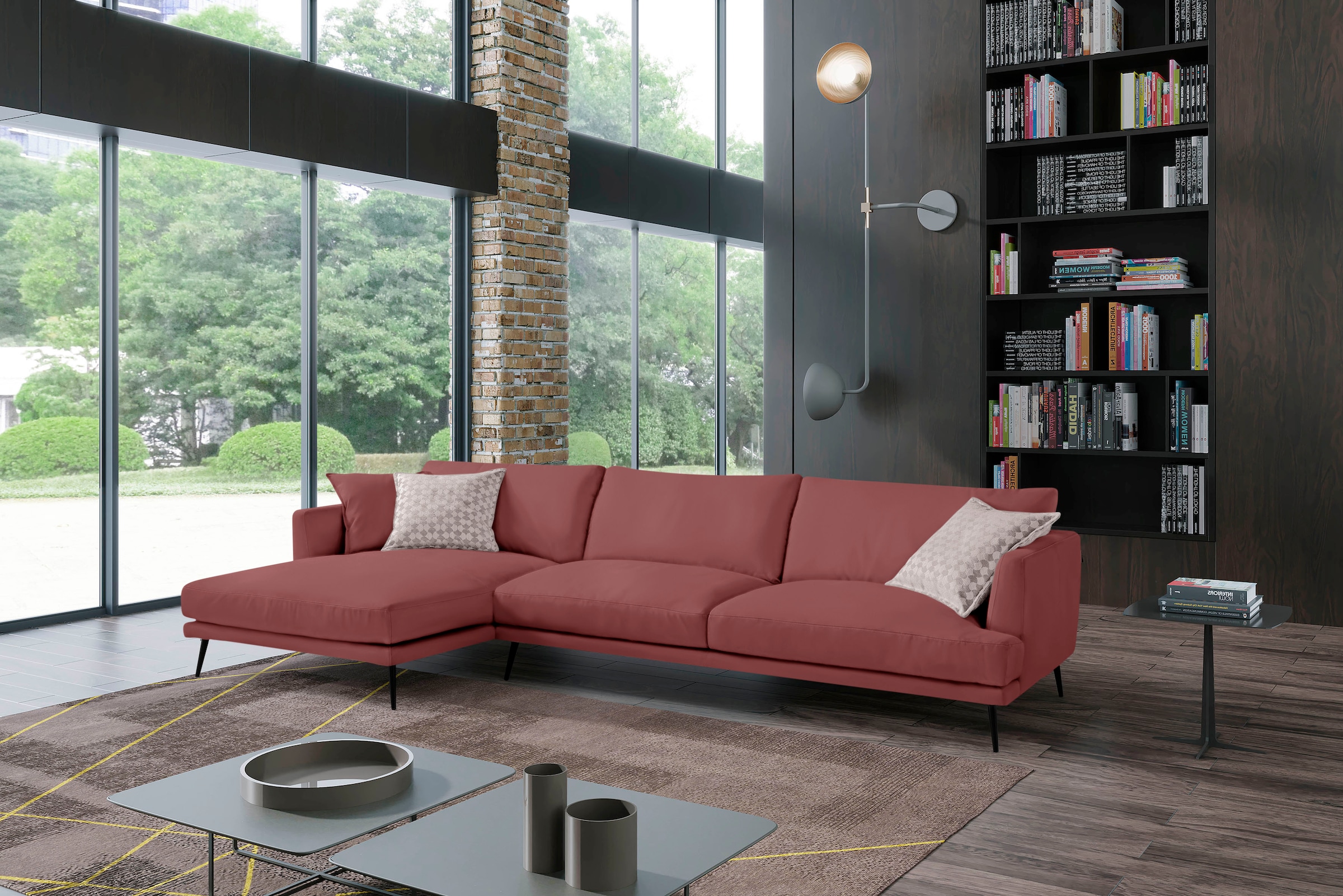 Egoitaliano Ecksofa "Sophia, Designsofa mit extrakomfortablem Sitzkomfort", günstig online kaufen