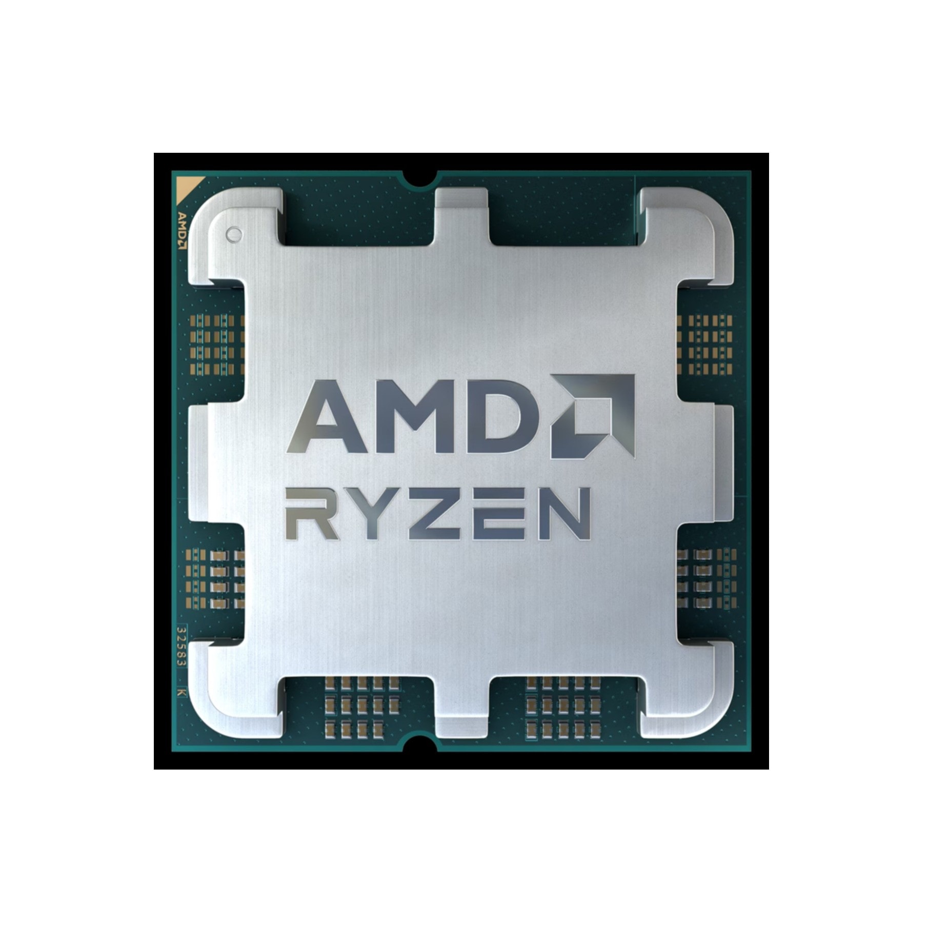 AMD Prozessor "7500F", B:4mm H:0,6mm T:4mmschwarz, Prozessoren