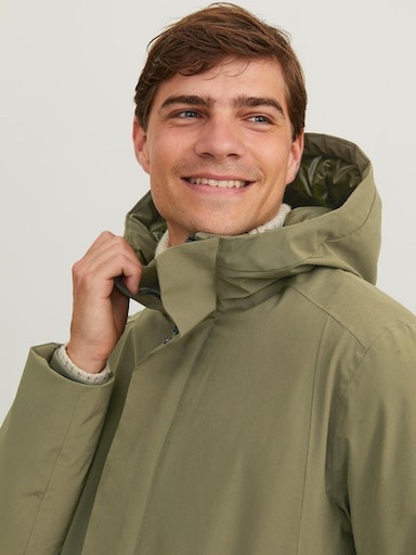 Jack & Jones Langjacke »JPRBLAKEEN PARKA SN«, mit Kapuze