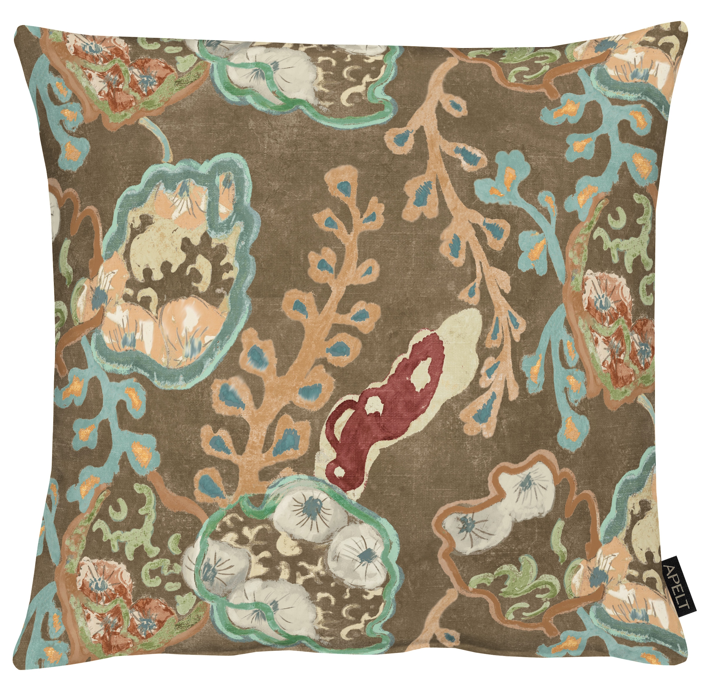 Dekokissen APELT, B:46cm H:0,5cm L:46cm, braun, Polyester, Dekokissen_Sitzkissen_Kissenhüllen, "Celeste"